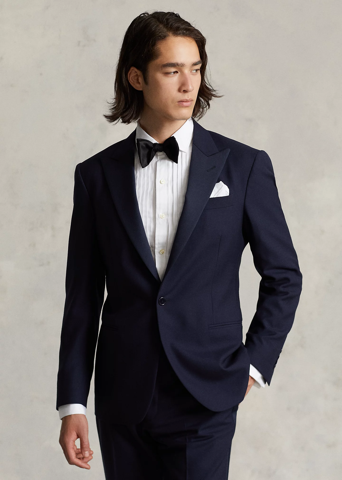 Polo Wool Barathea Peak Tuxedo
