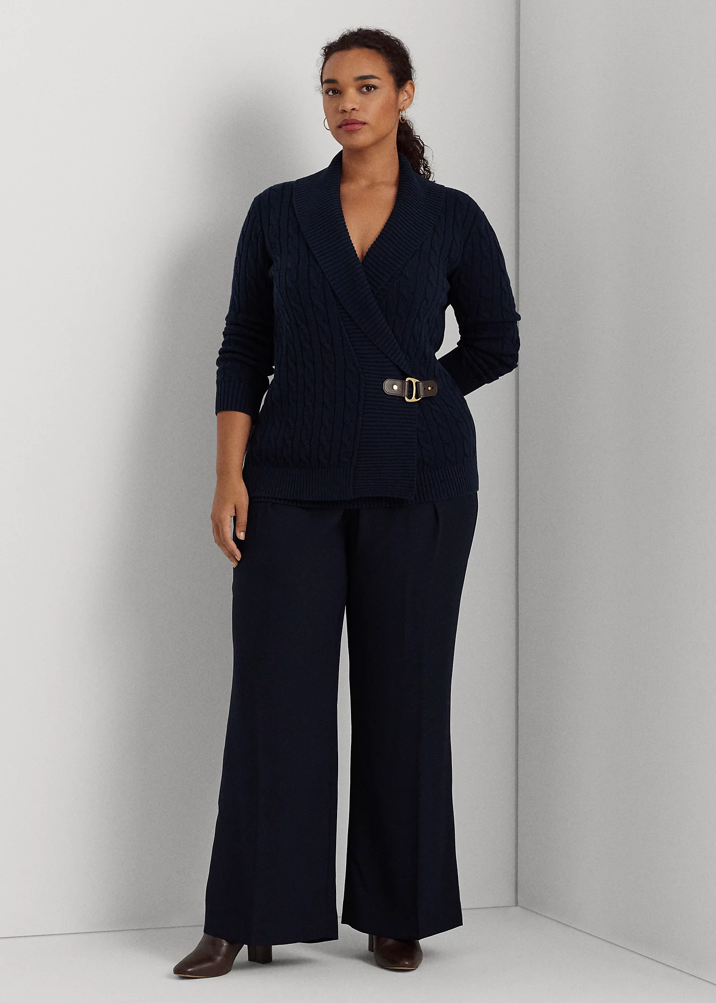 Buckled Cotton Sweater