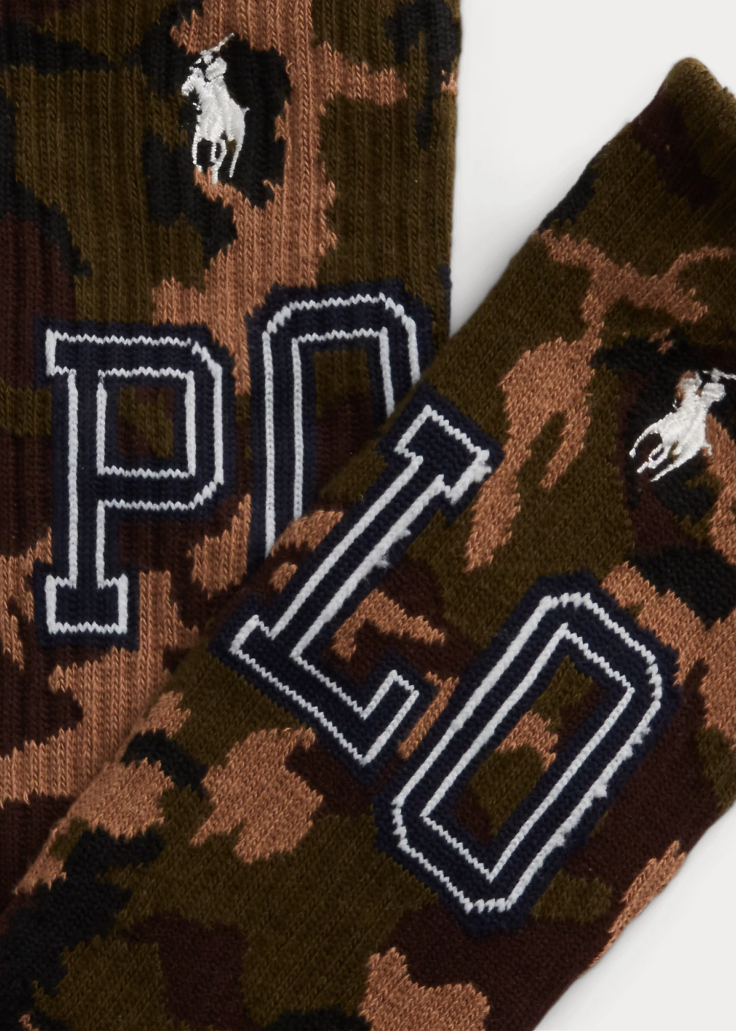 Camo Cotton-Blend Crew Sock 3-Pack