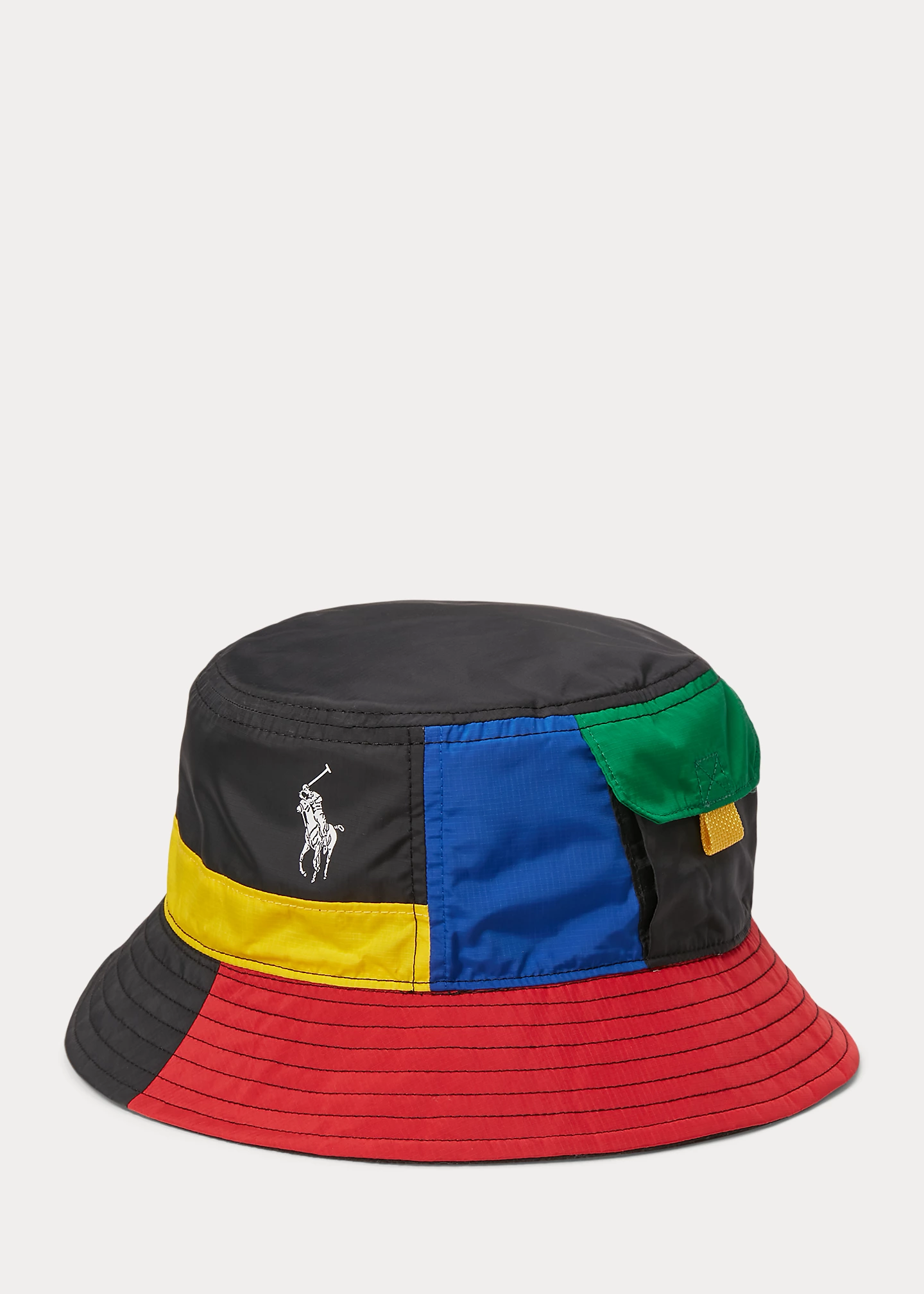 Reversible Color-Blocked Bucket Hat