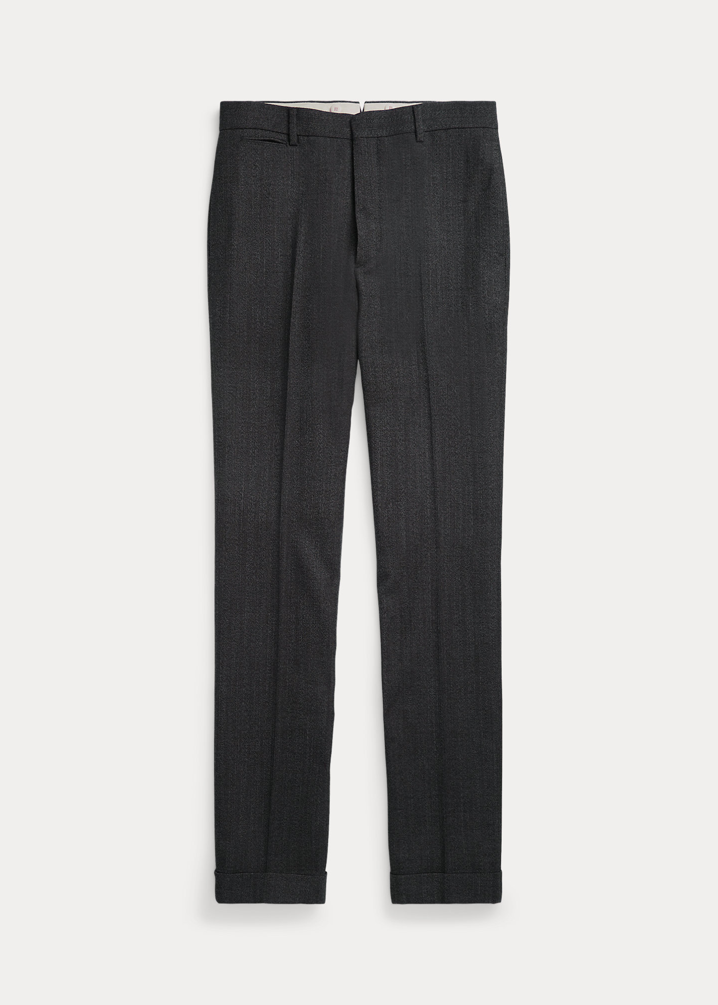 Slim Fit Wool Tweed Suit Trouser