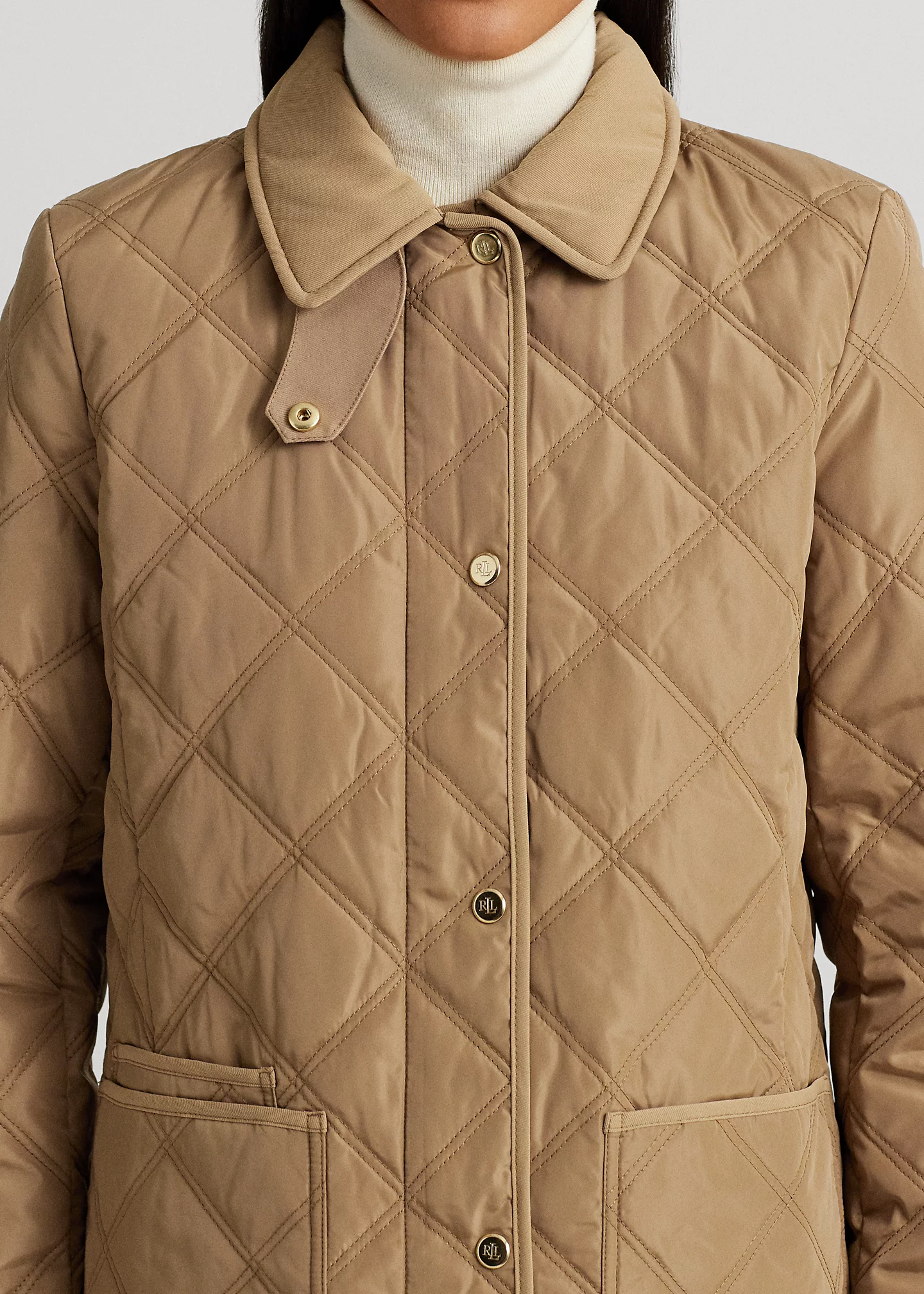 Diamond-Quilted Jacket