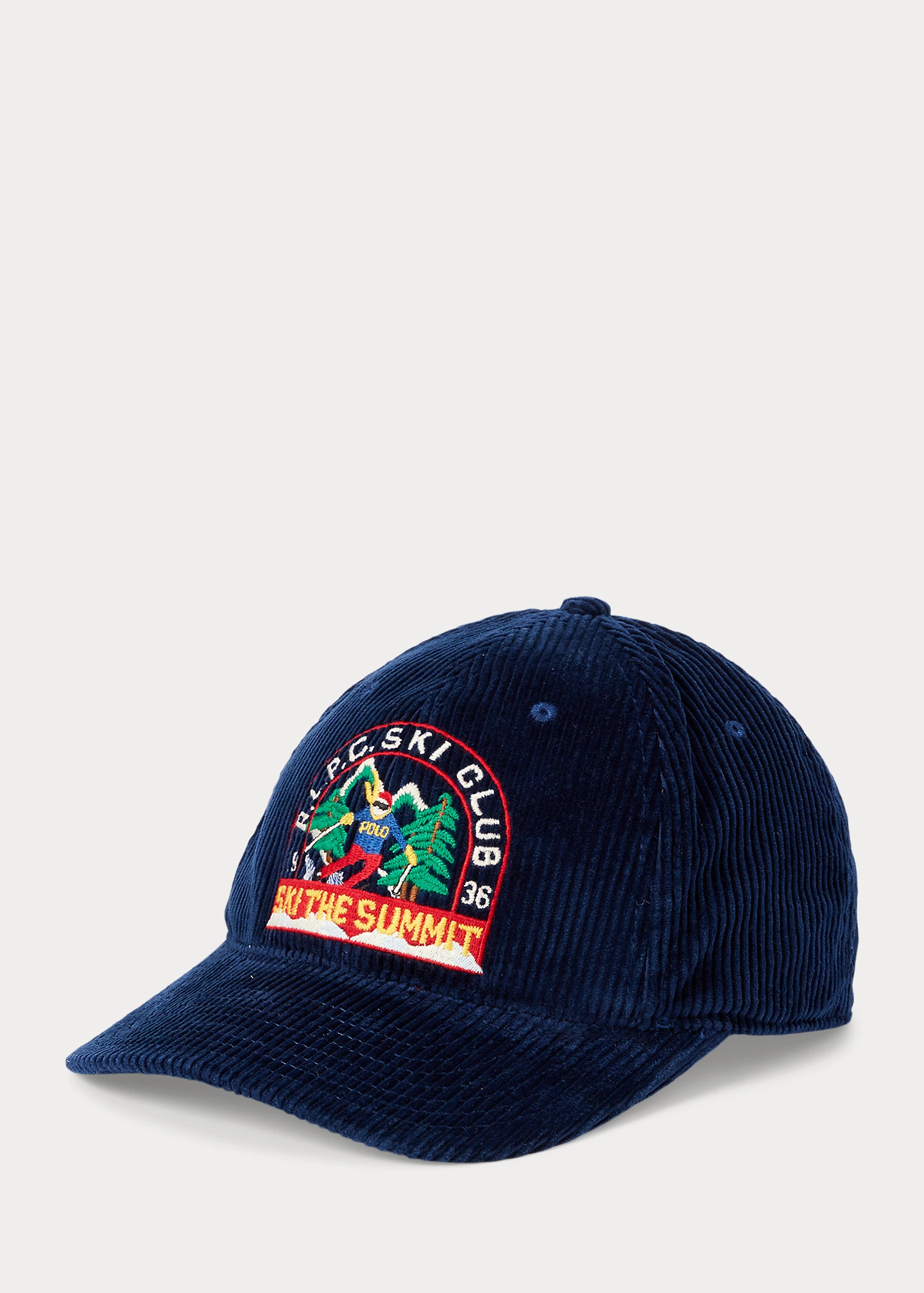 Ski-Graphic Corduroy Ball Cap