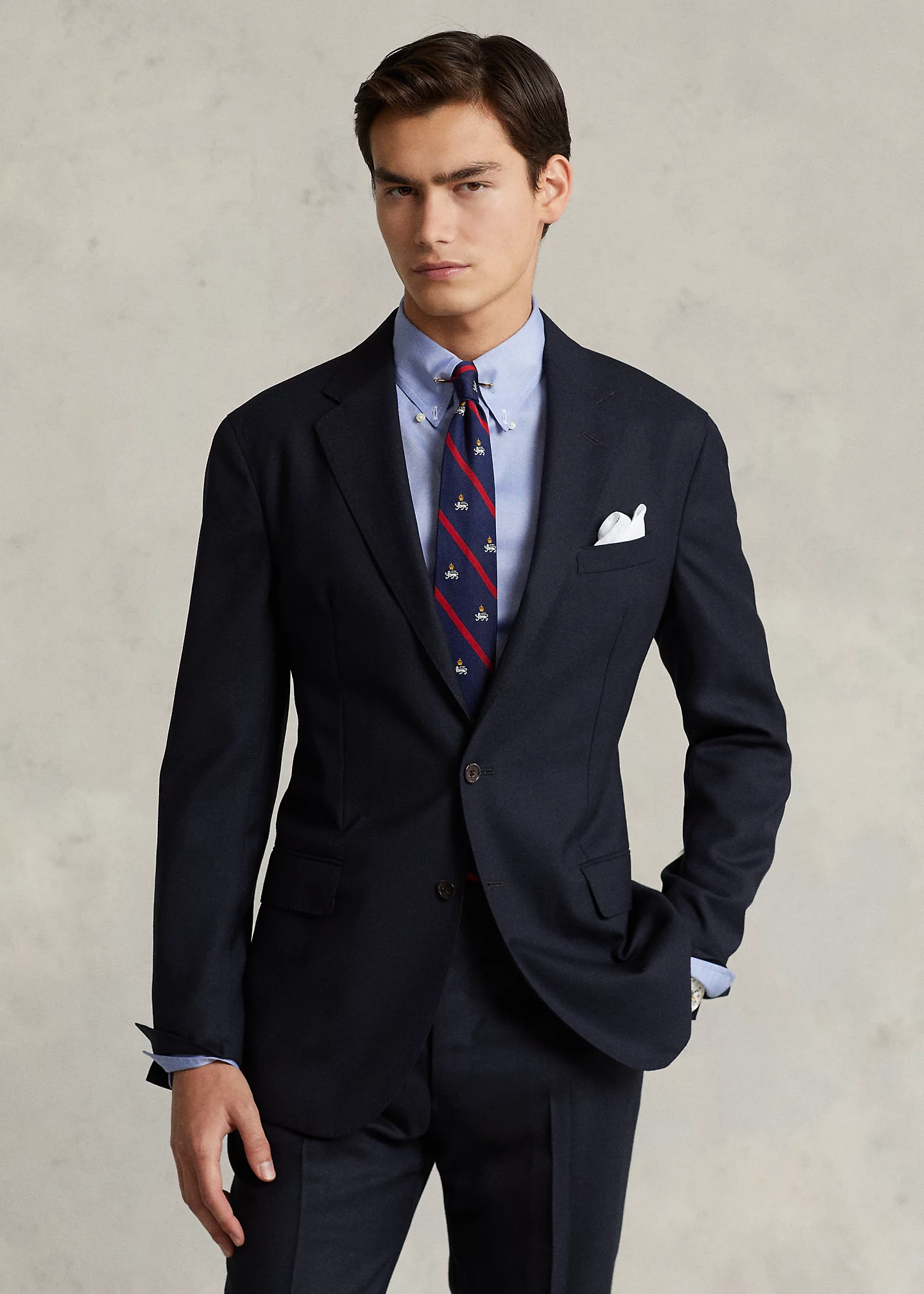 Polo Soft Tailored Wool Oxford Jacket