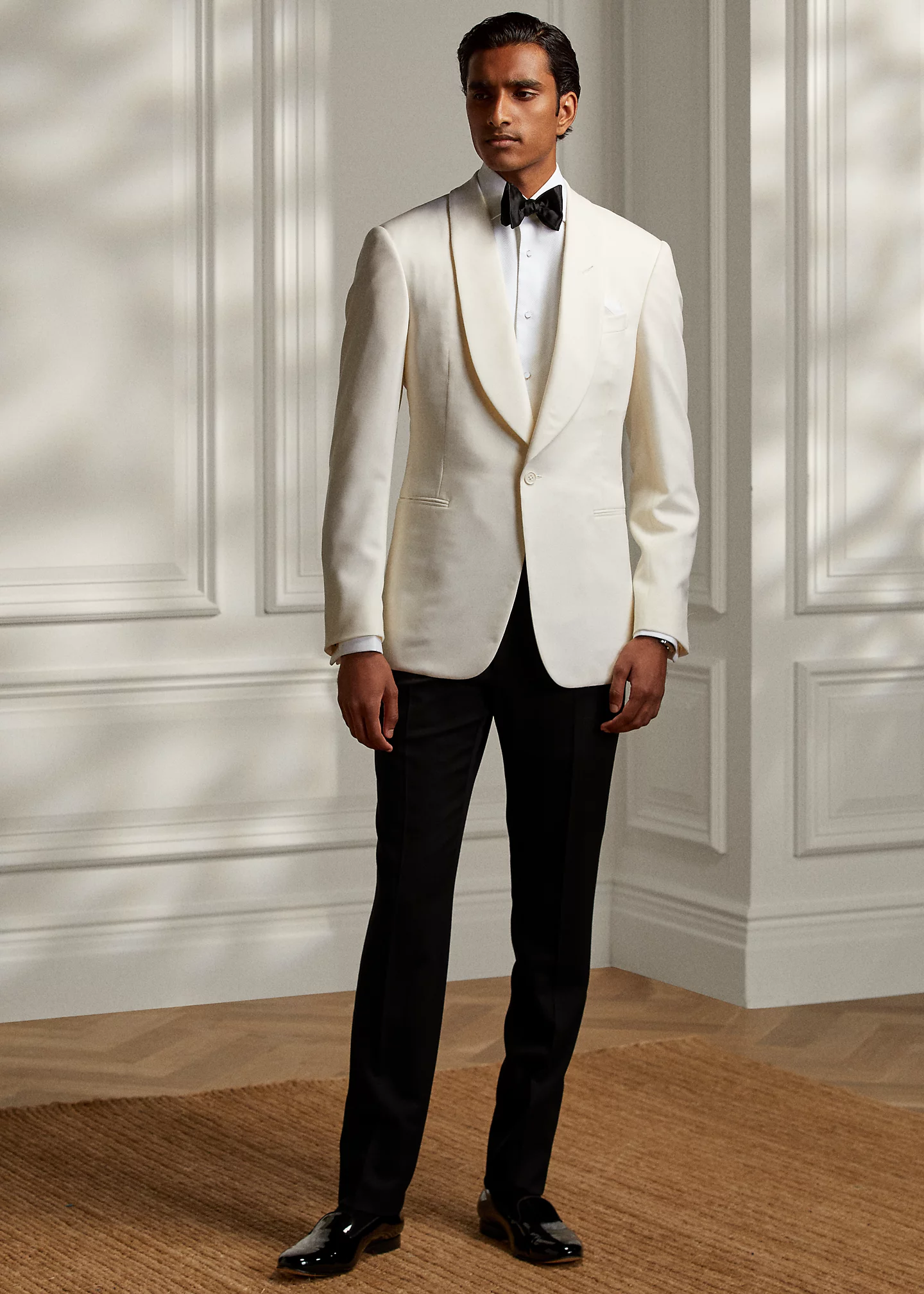 Piqué-Bib French Cuff Tuxedo Shirt