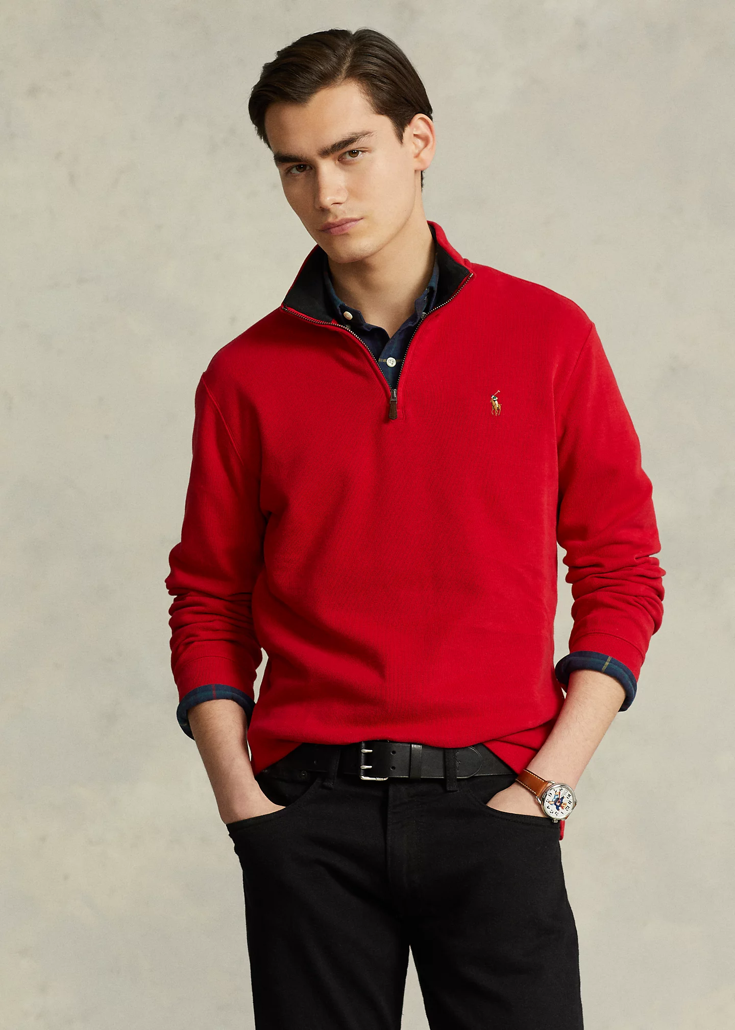 Estate-Rib Quarter-Zip Pullover