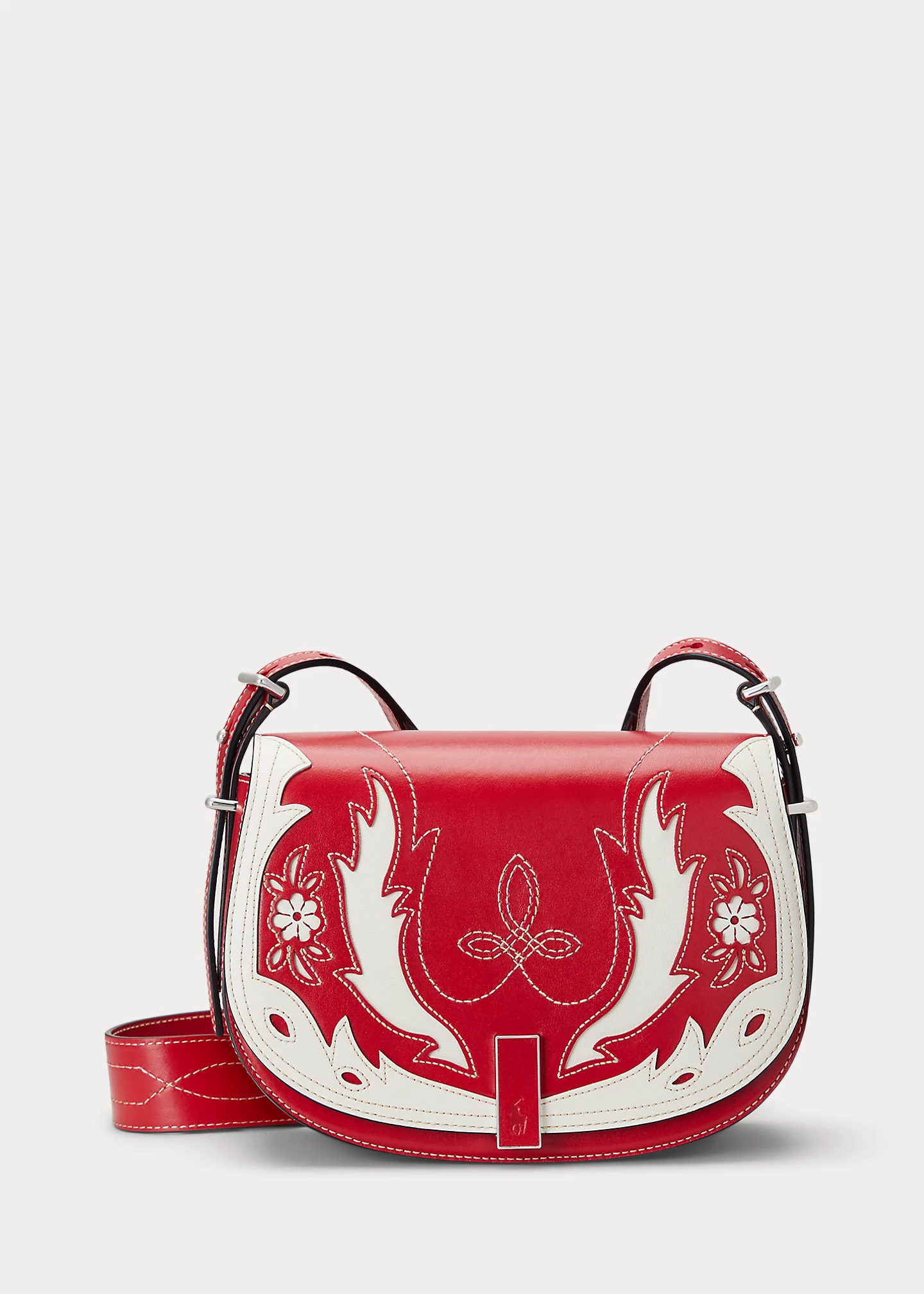 Polo ID Western Leather Saddle Bag