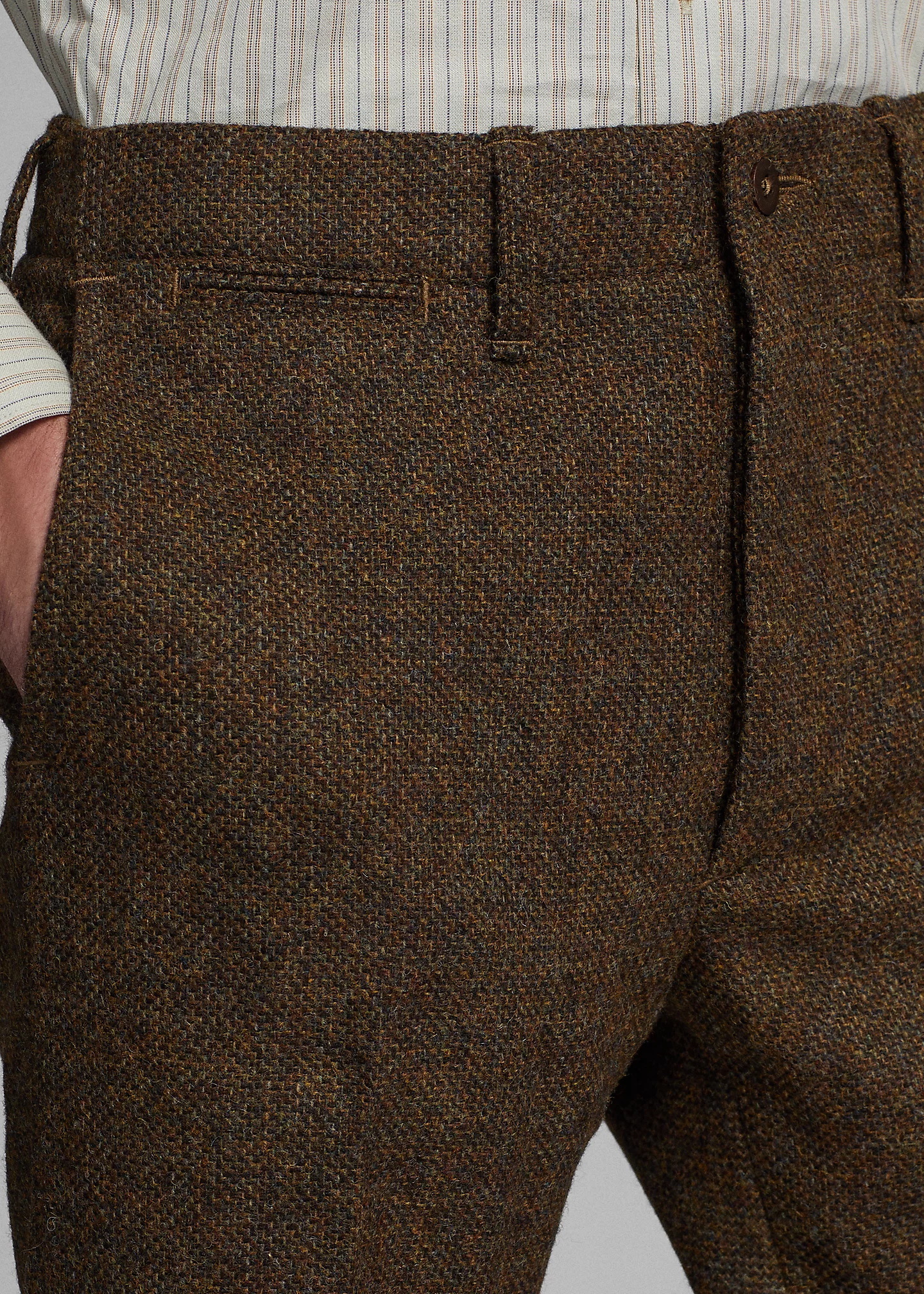 Wool Tweed Officer’s Pant