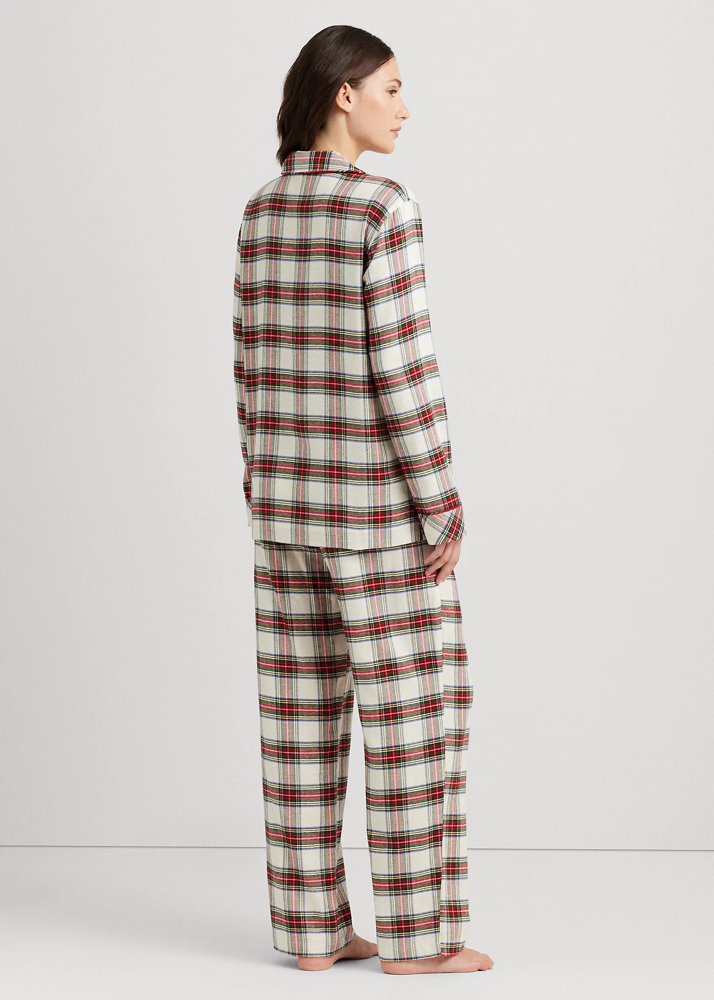 Plaid Brushed Twill Sleep Set