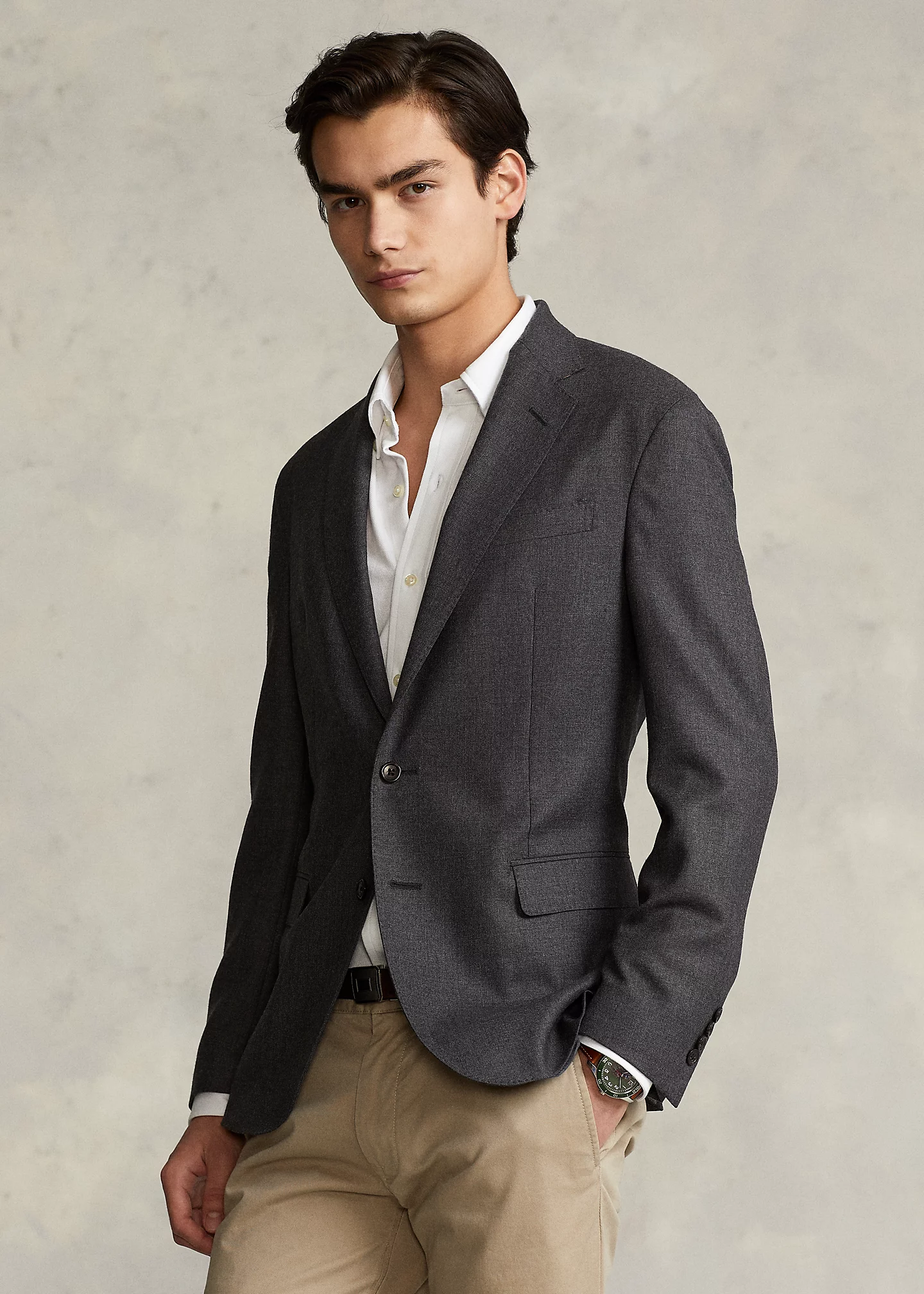 Polo Soft Tailored Wool Oxford Jacket