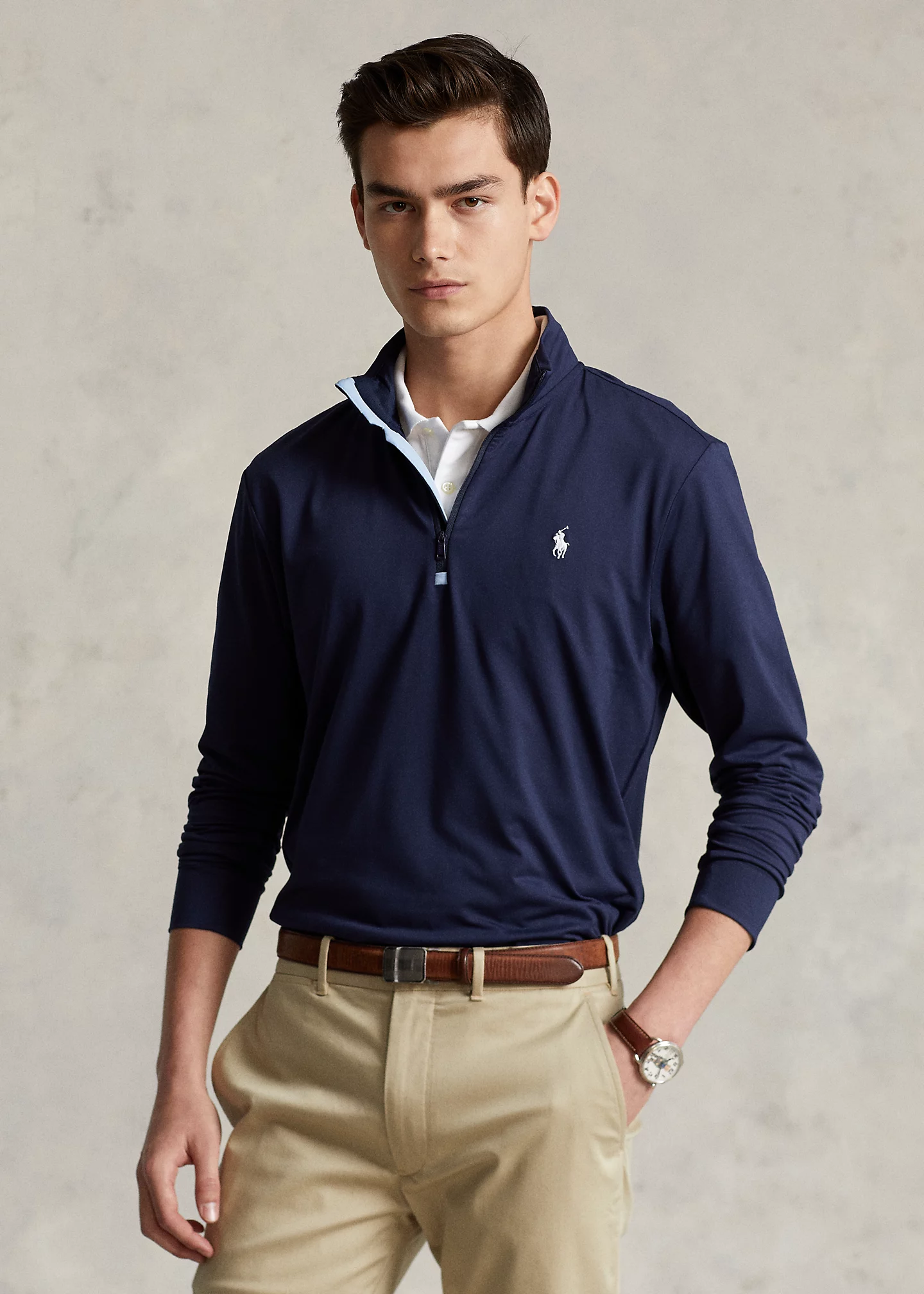 Performance Jersey Quarter-Zip Pullover