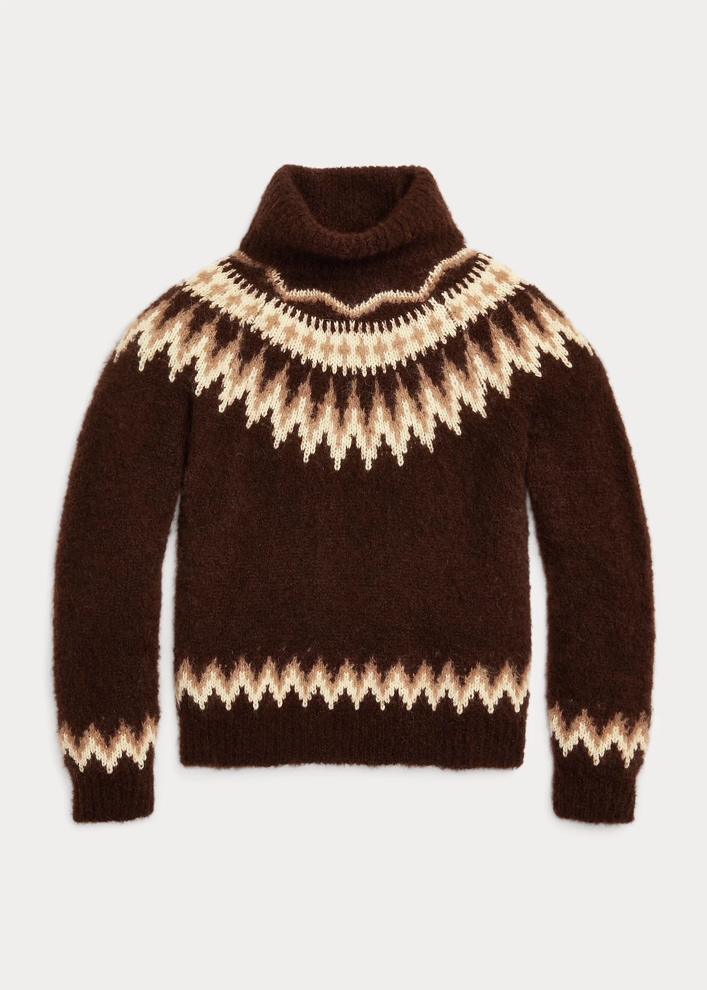 Fair Isle Wool-Blend Turtleneck