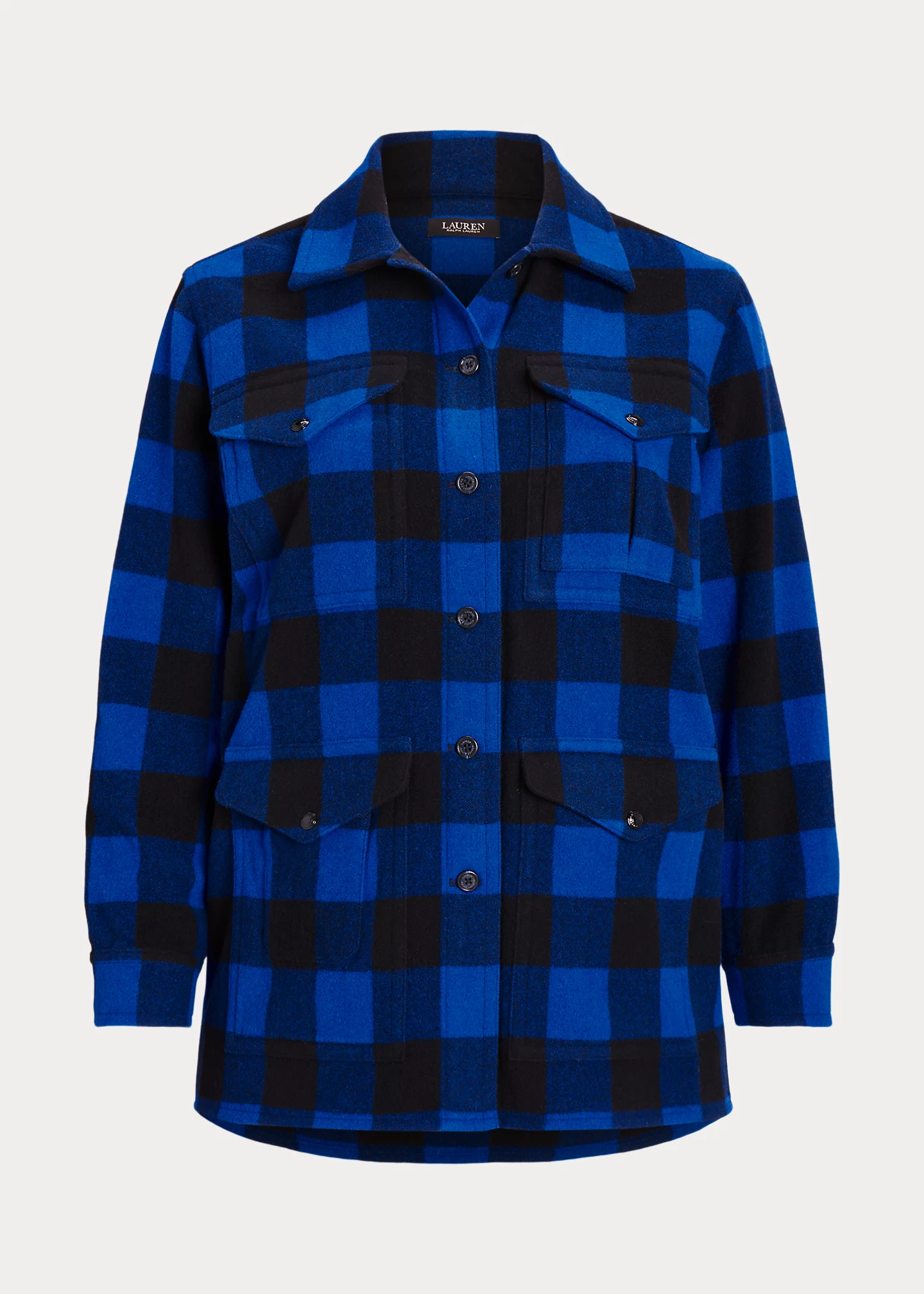 Buffalo Check Twill Shirt Jacket