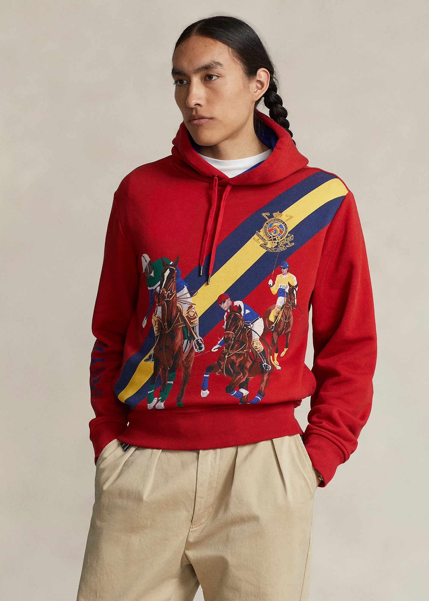 Polo Match�CPrint Fleece Hoodie