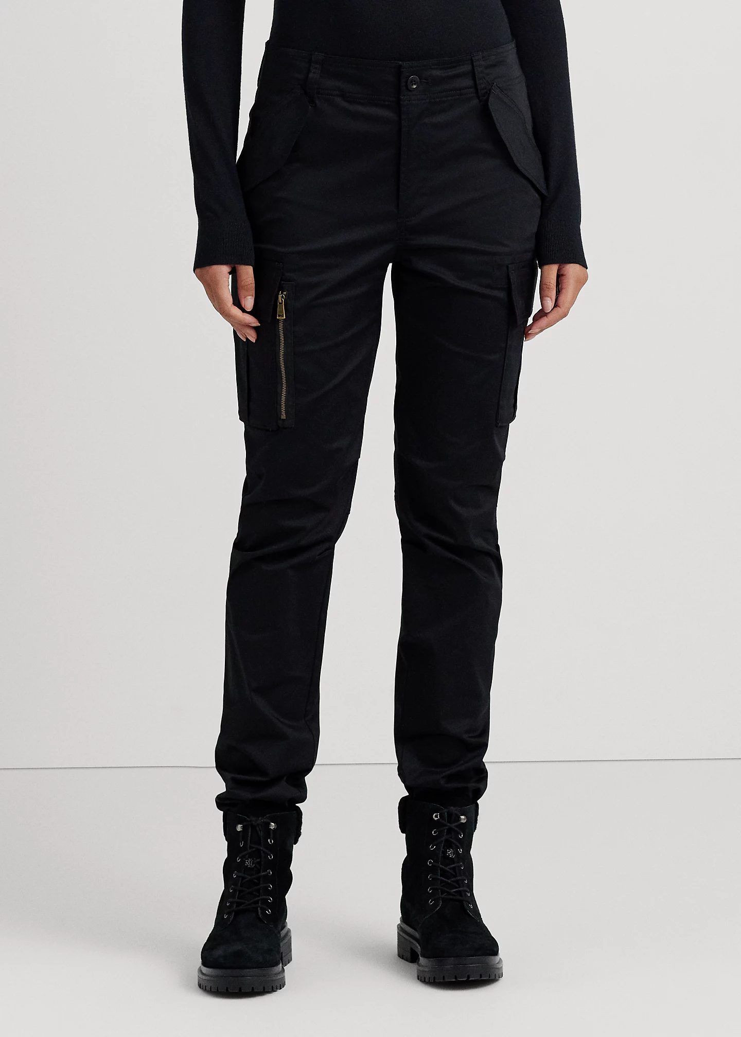 Cotton Sateen Cargo Pant