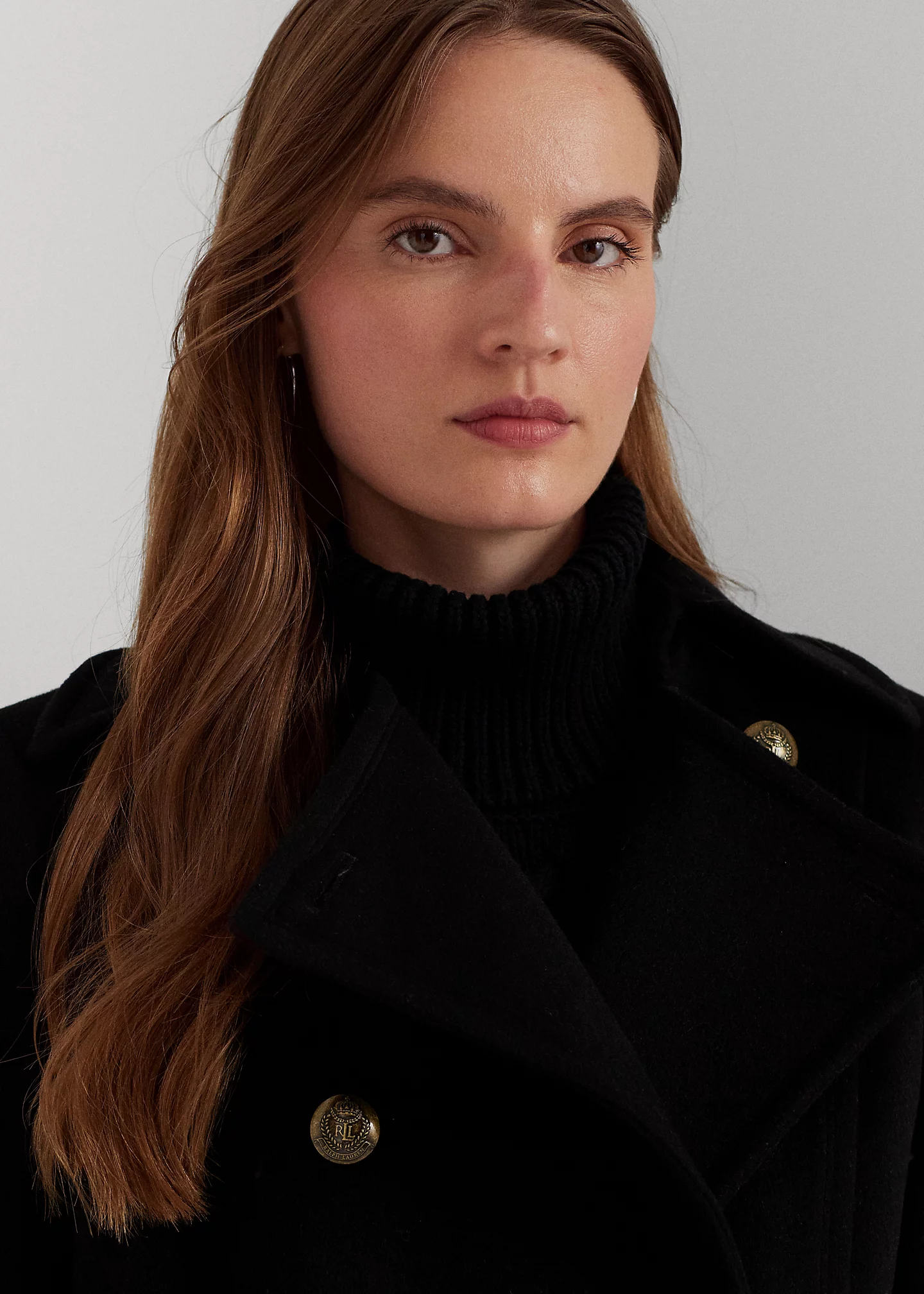 Wool-Blend Double-Breasted Coat