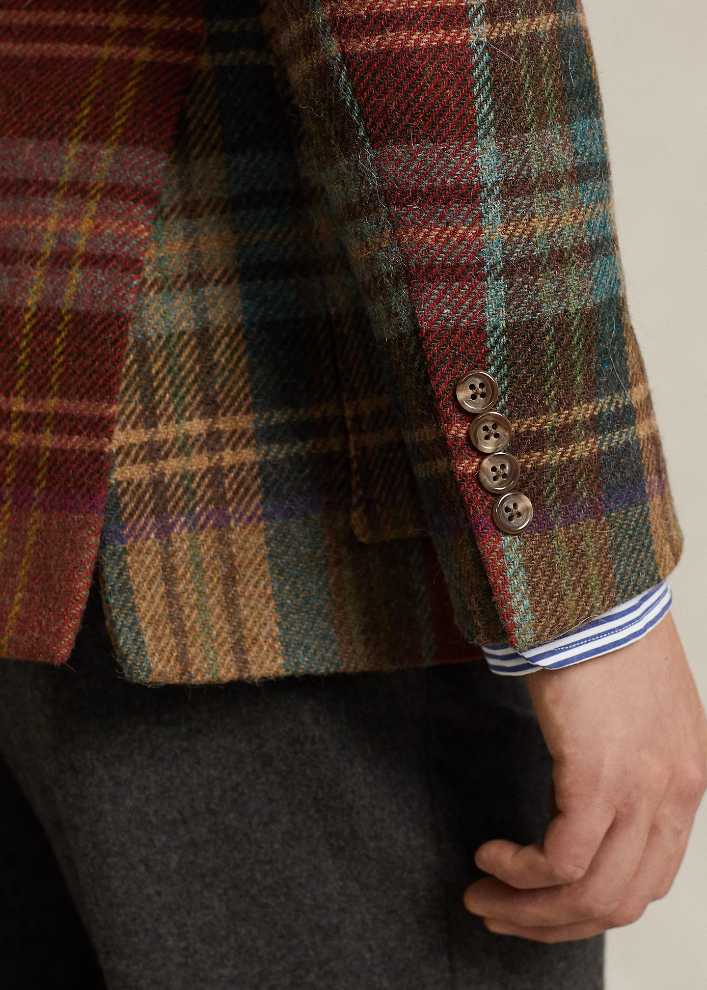 The RL67 Plaid Wool Tweed Jacket