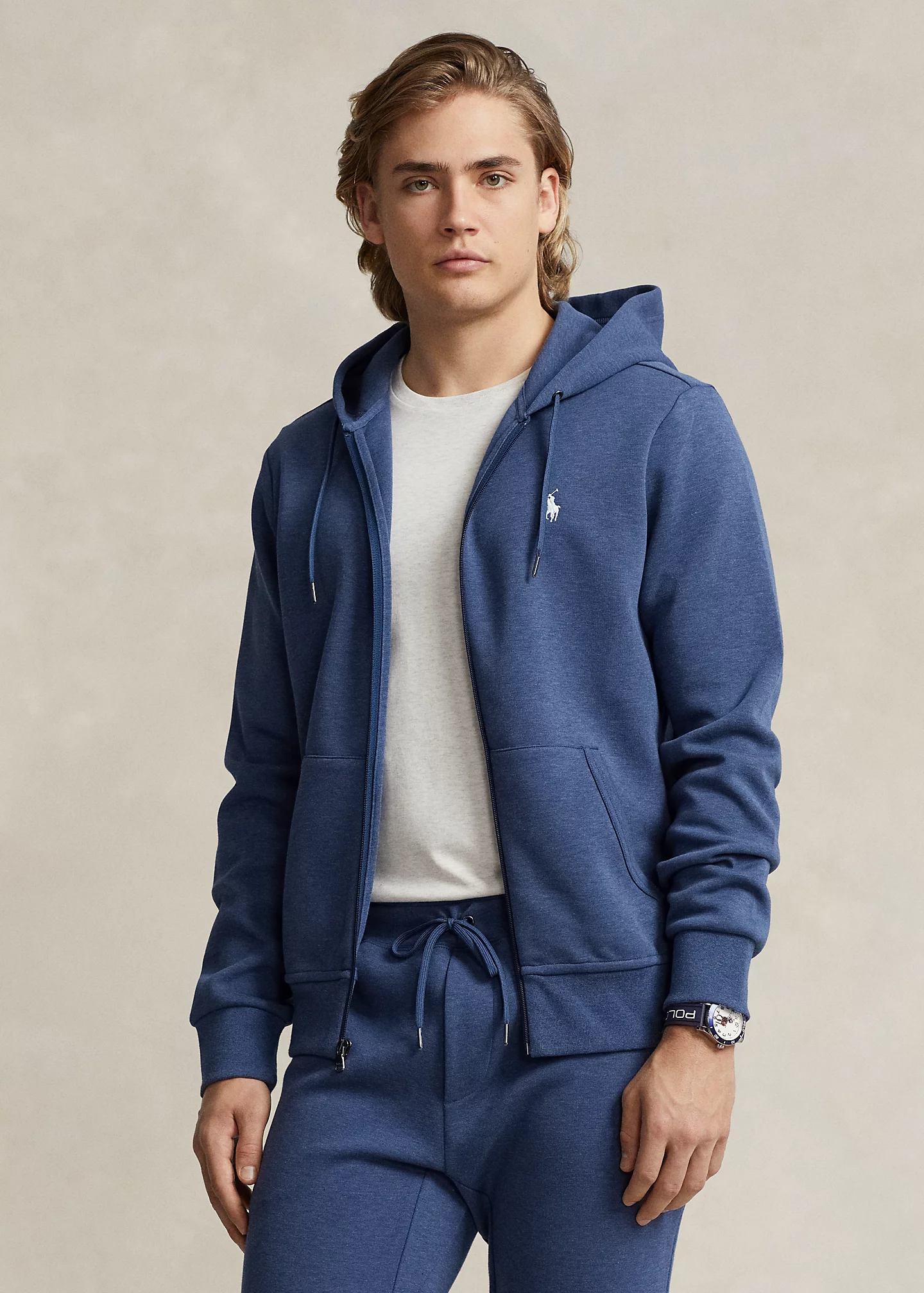 Double-Knit Full-Zip Hoodie