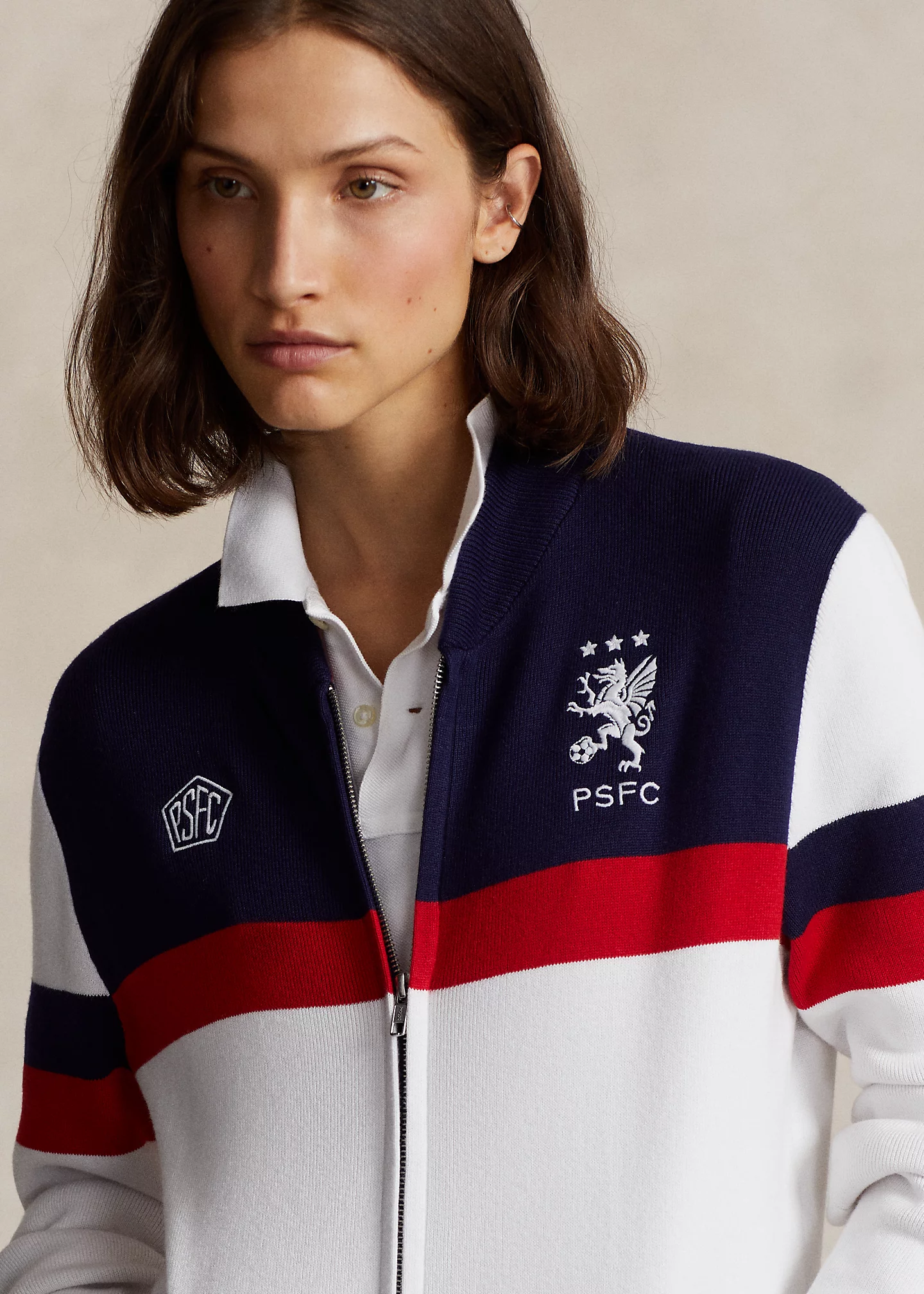 Polo Sport Cotton-Blend Full-Zip Sweater