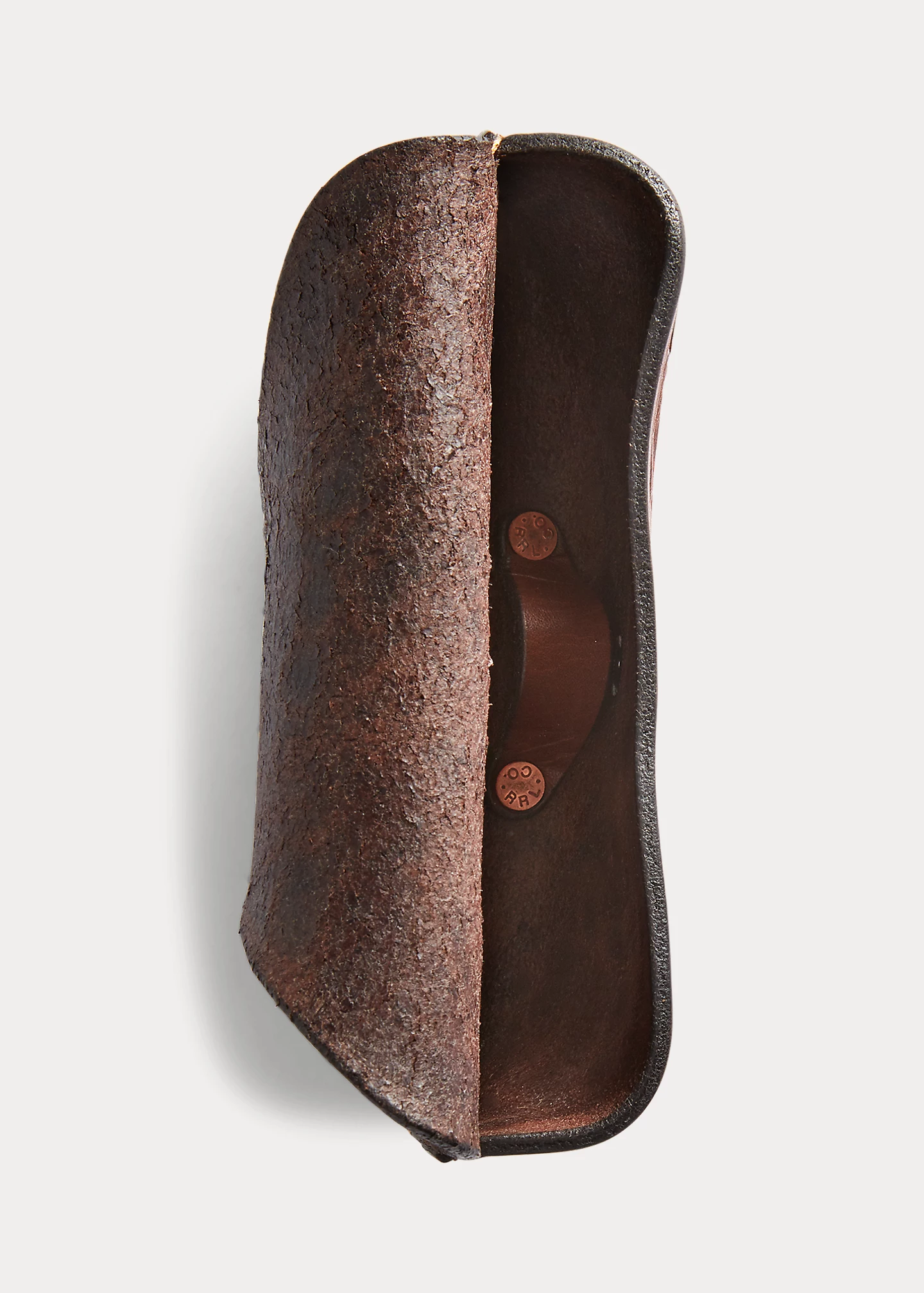 Hand-Tooled Leather Eyeglass Case
