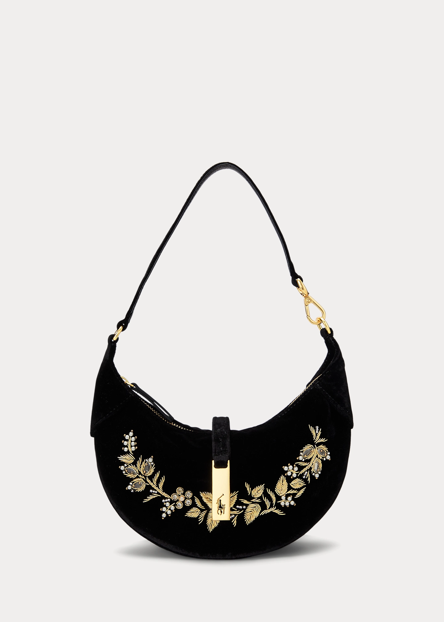 Polo ID Bullion Velvet Mini Shoulder Bag
