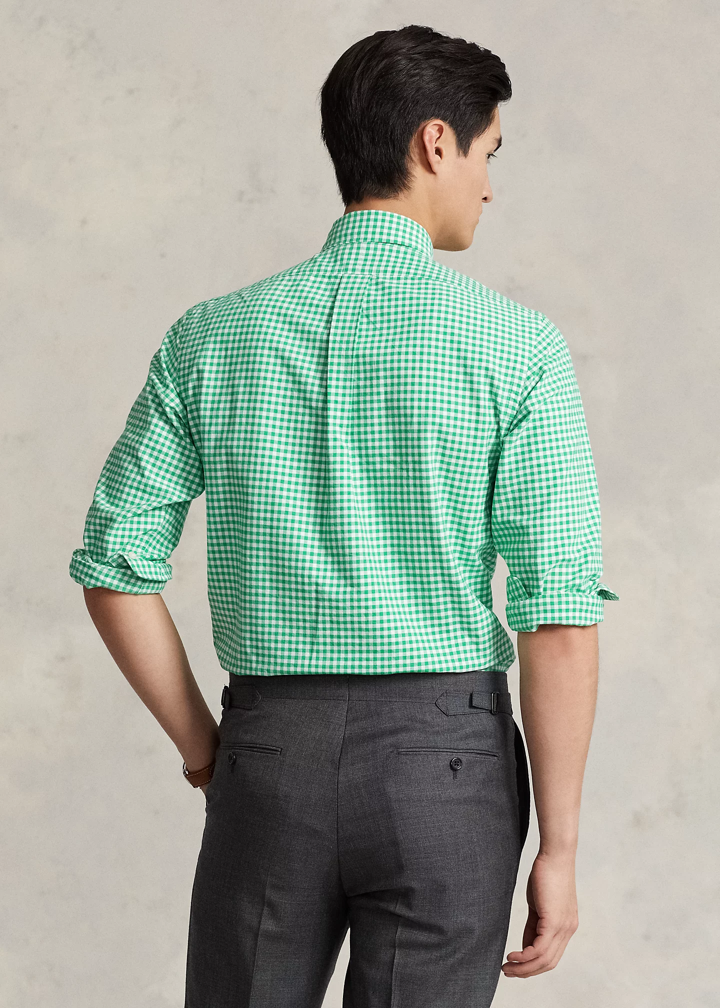 Classic Fit Gingham Oxford Shirt