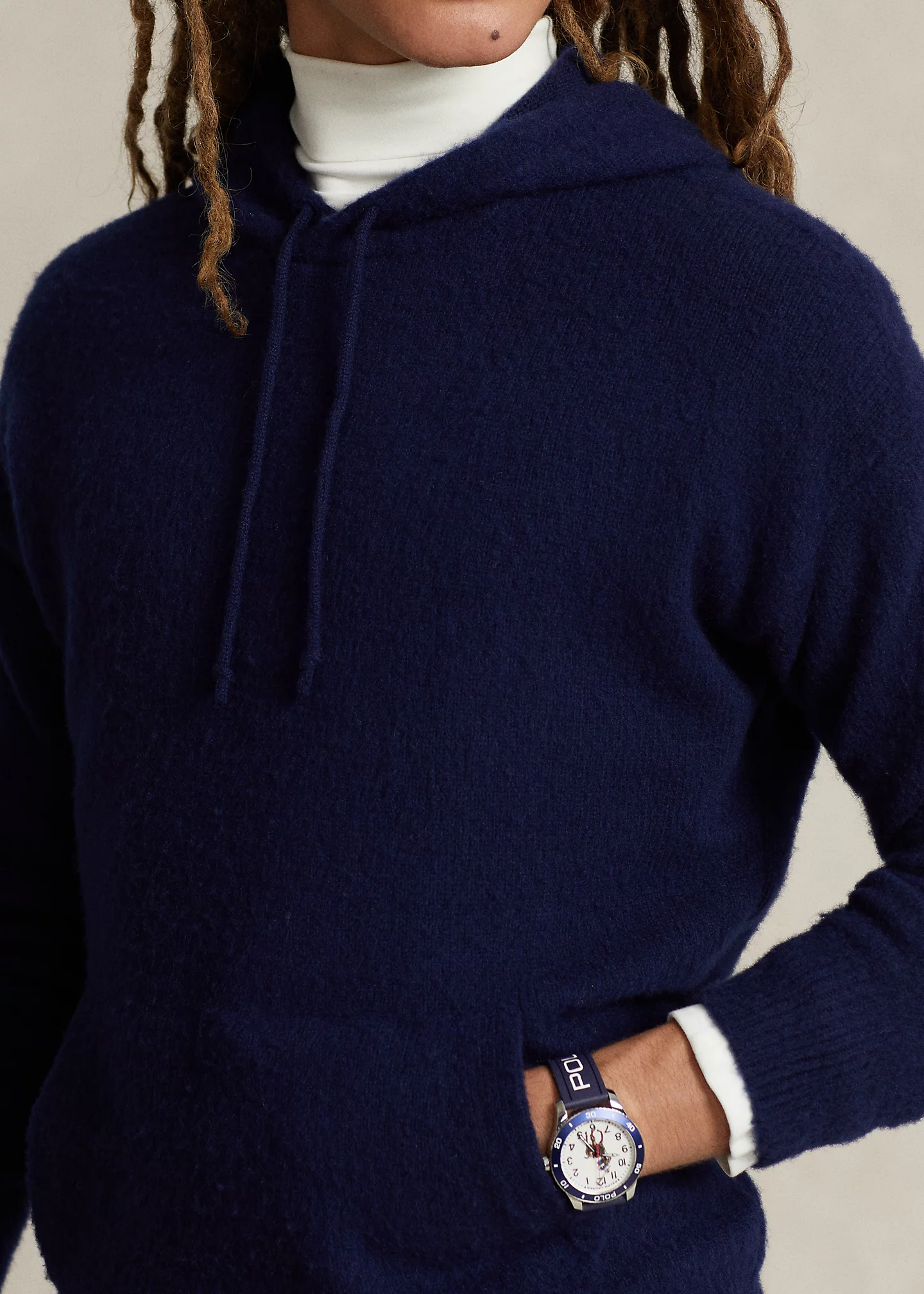 Wool-Cashmere Hooded Sweater