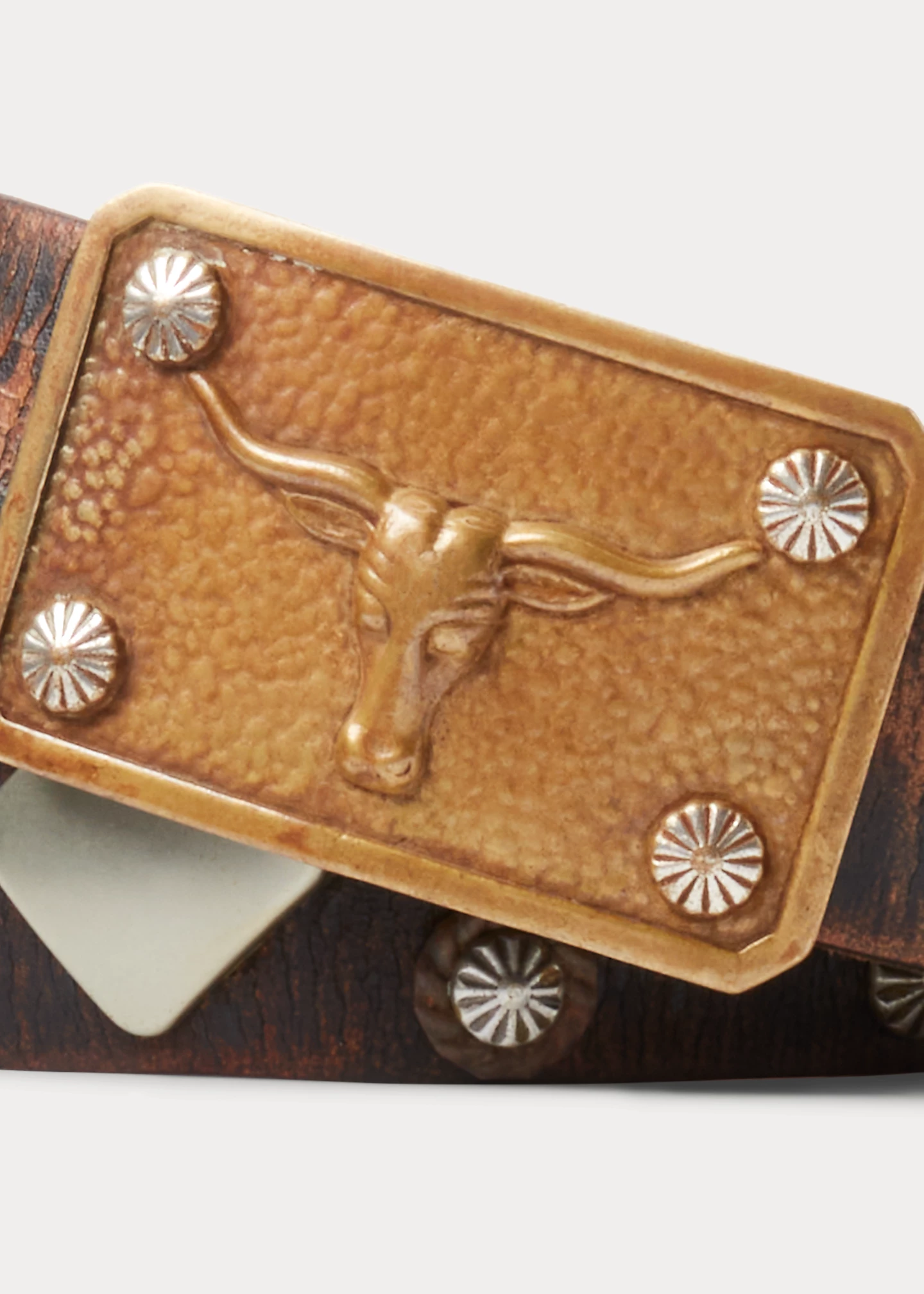 Studded Leather Belt