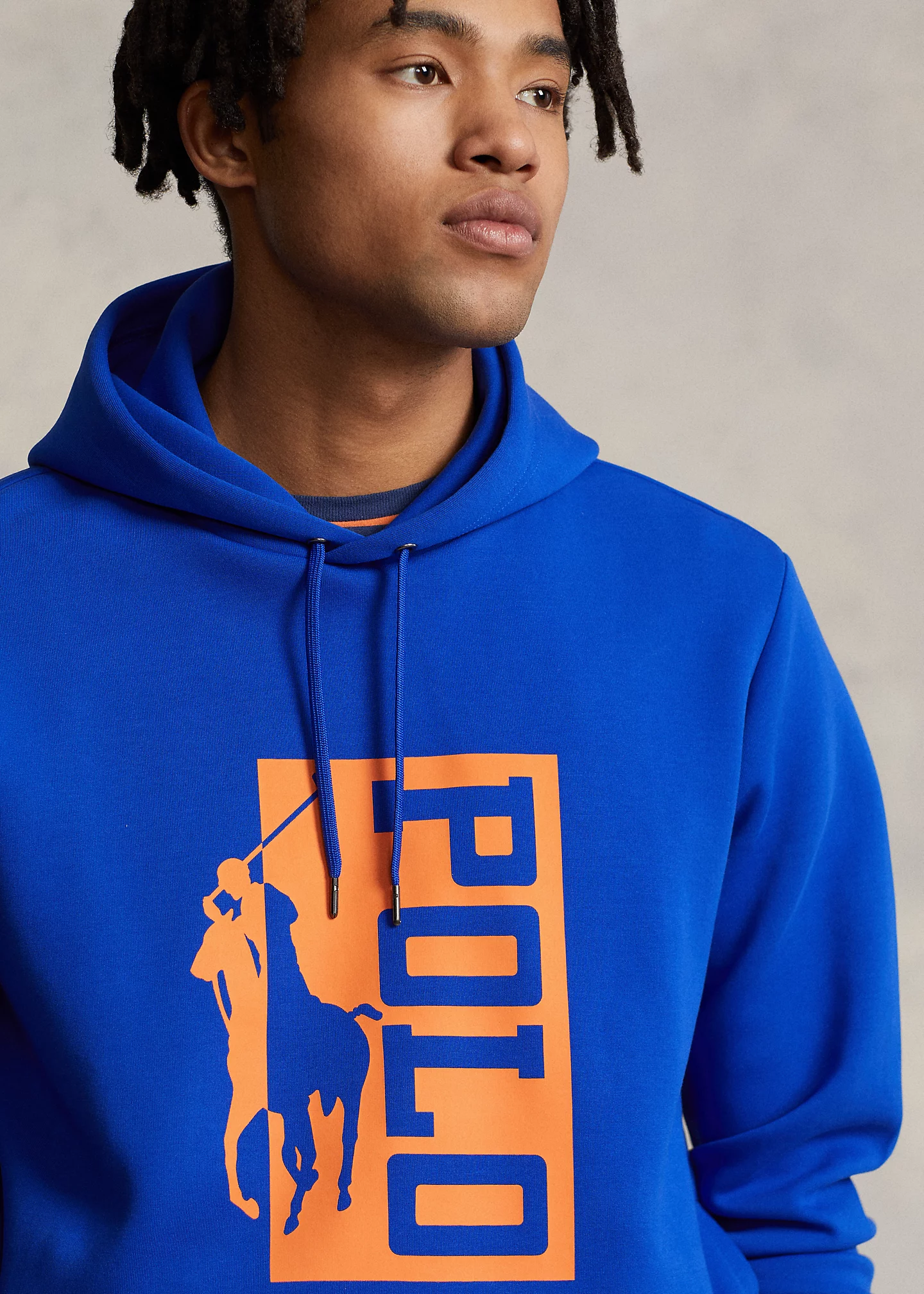 Big Pony Logo Double-Knit Hoodie