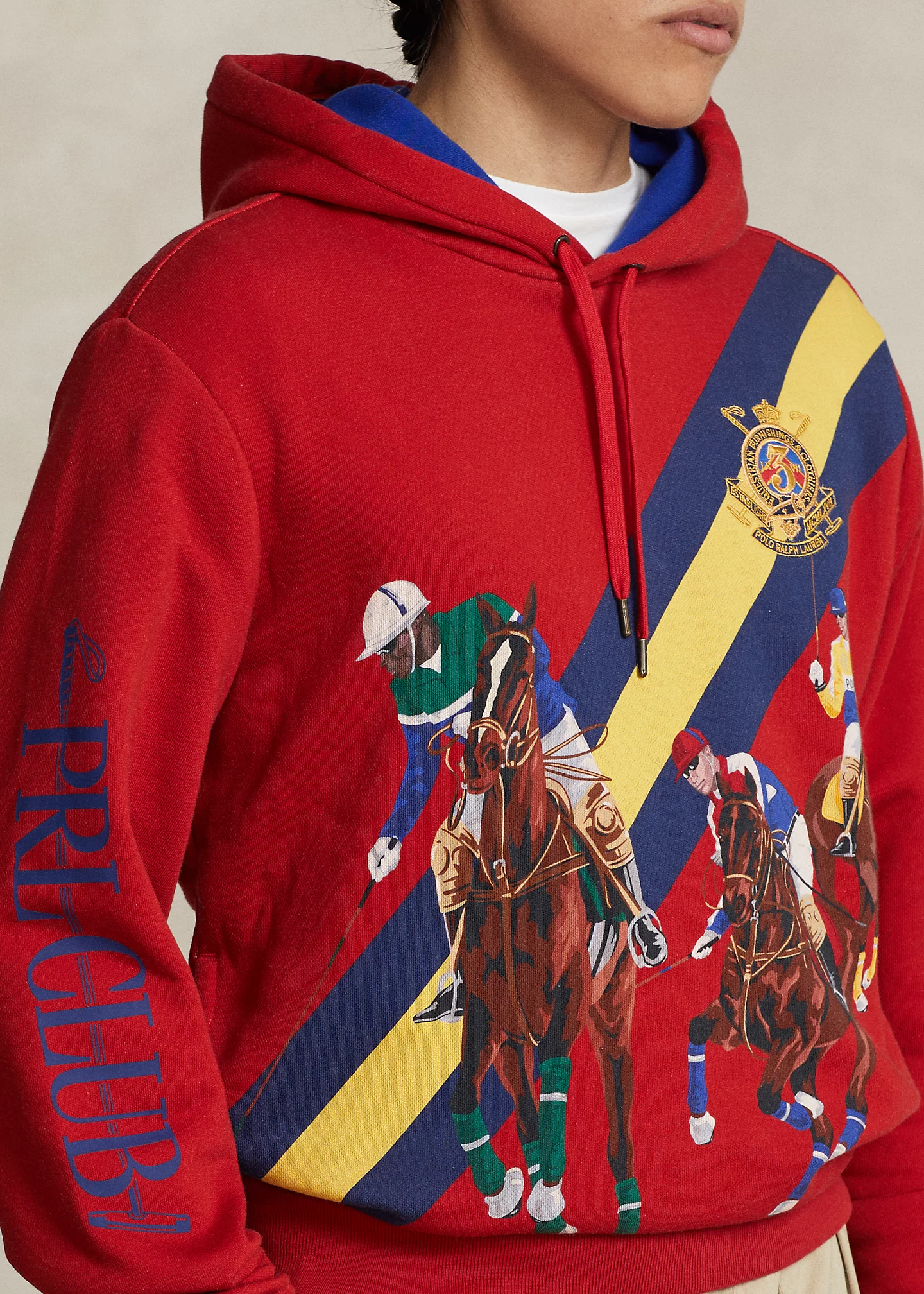 Polo Match�CPrint Fleece Hoodie