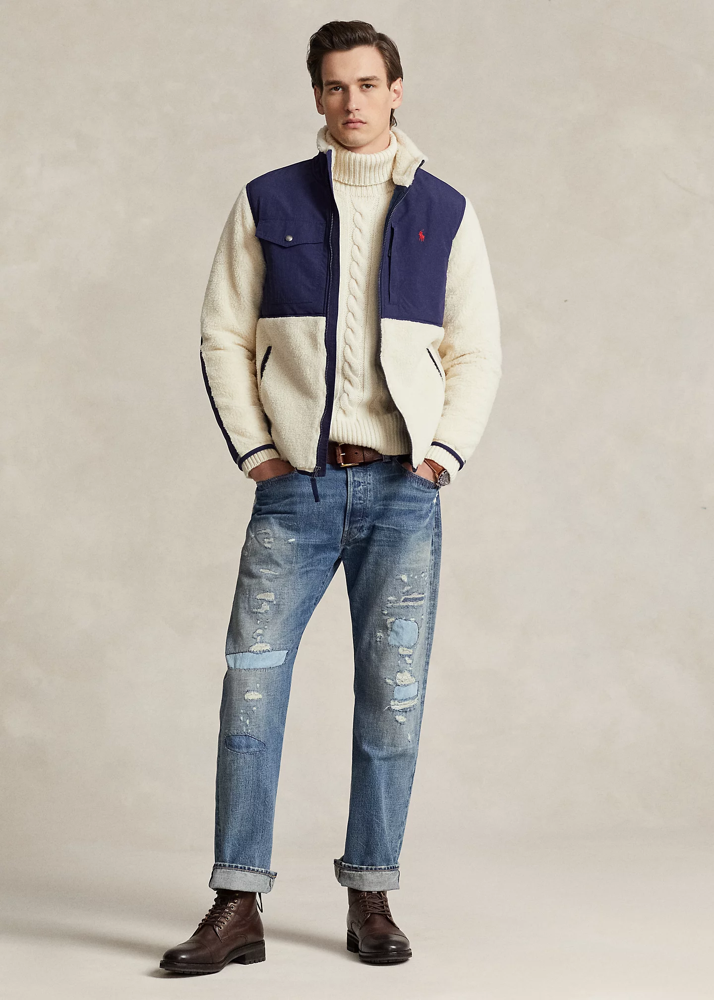 Wind-Blocking Hybrid Jacket