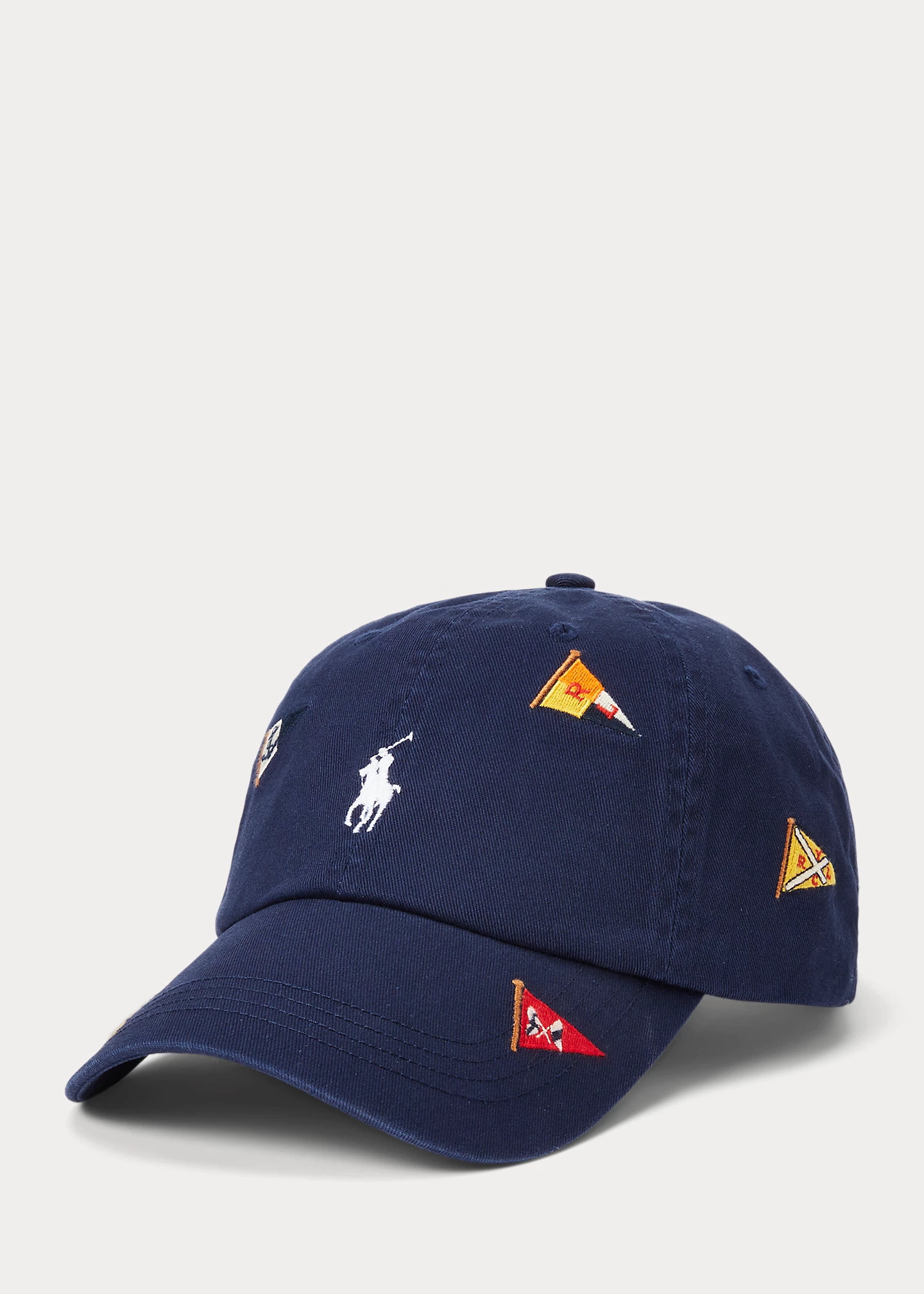 Nautical Embroidered Twill Ball Cap