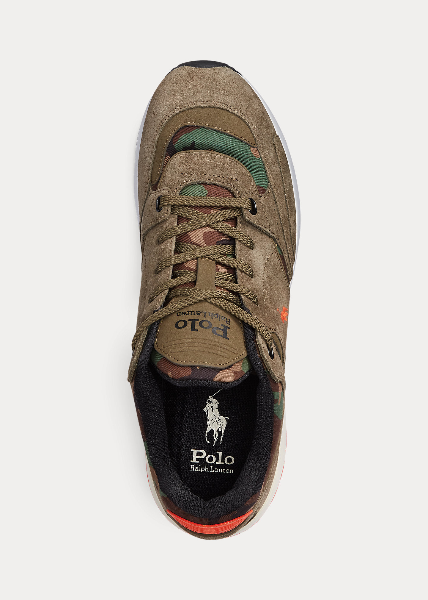 Trackster 200 Suede & Camo Twill Sneaker