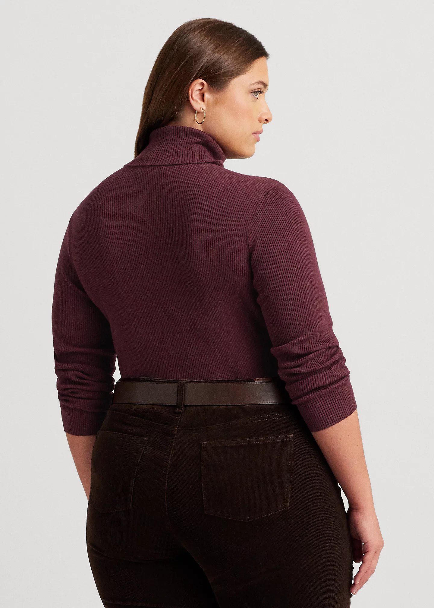 Ribbed Turtleneck Sweater