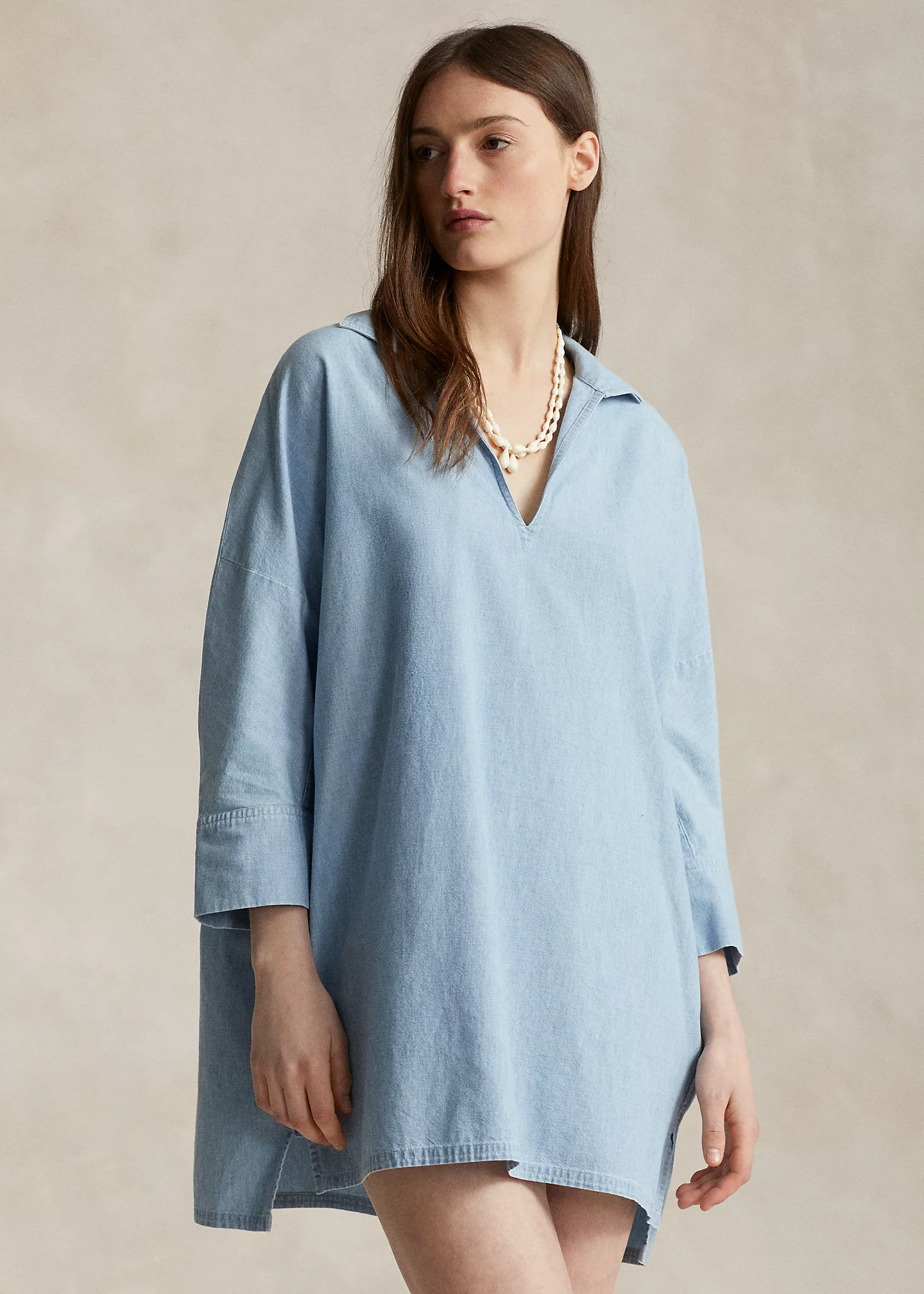 Oversize Denim Tunic