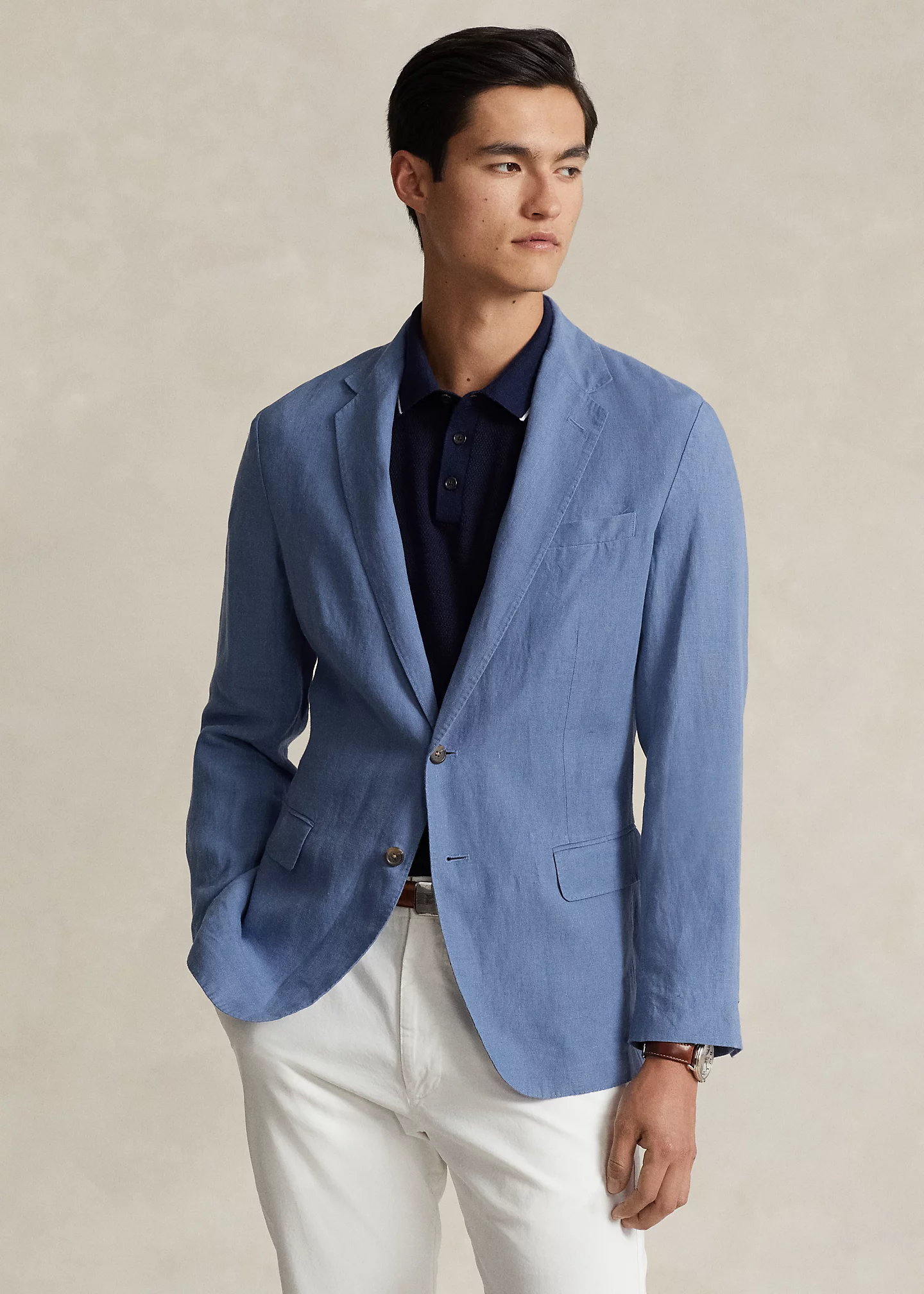 Polo Soft Tailored Linen Suit Jacket