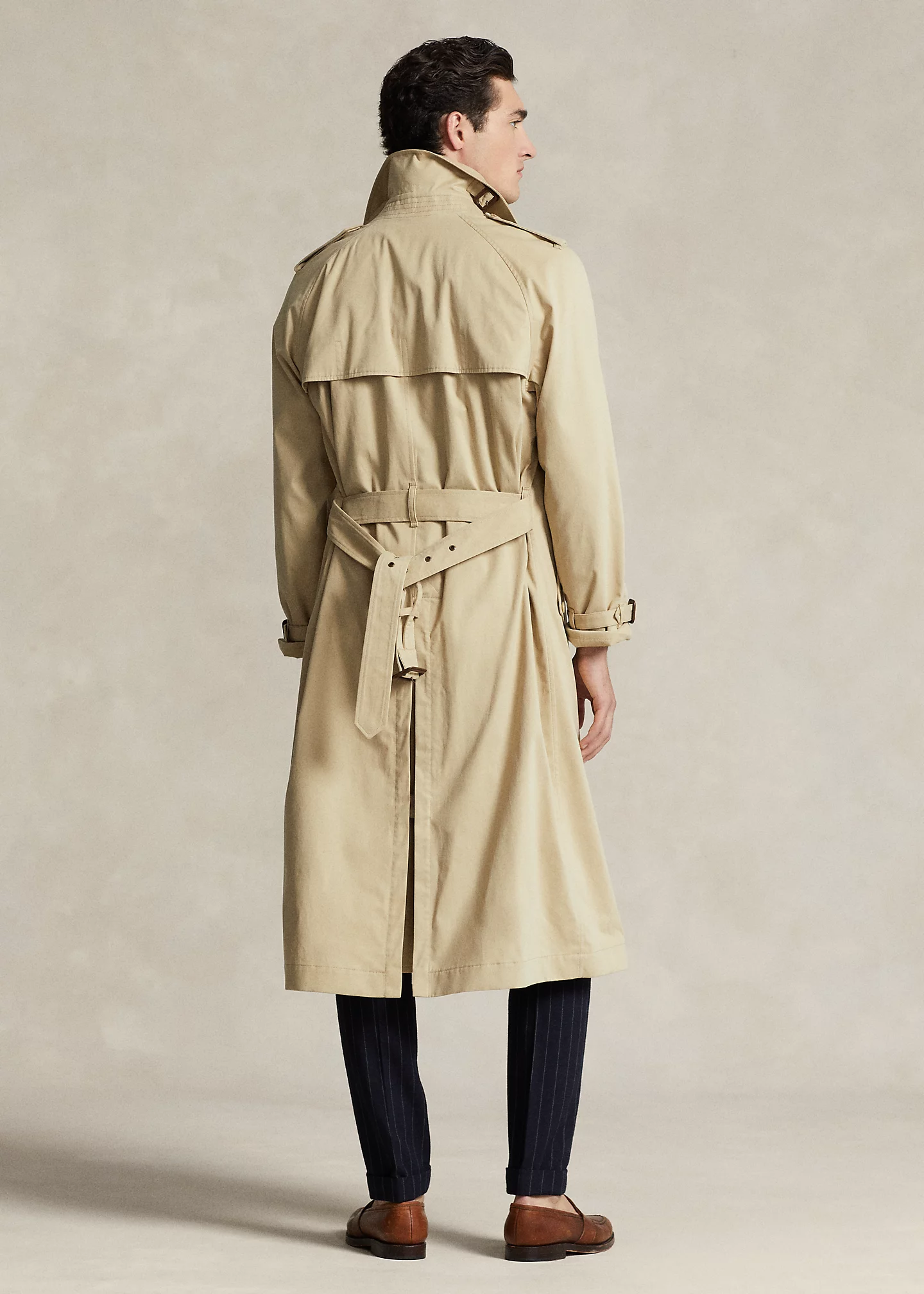 Lightweight Cotton-Blend Trench Coat
