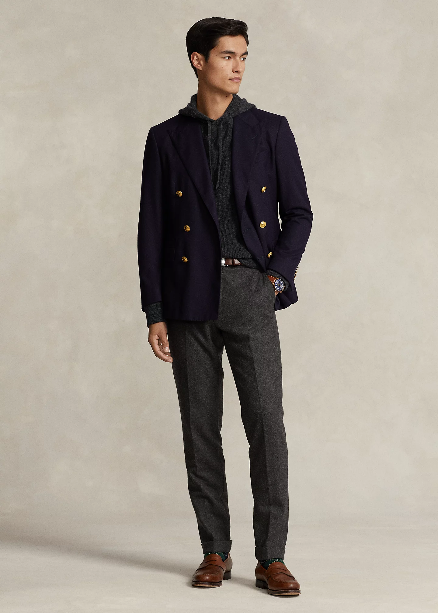 Washable Cashmere Hooded Sweater