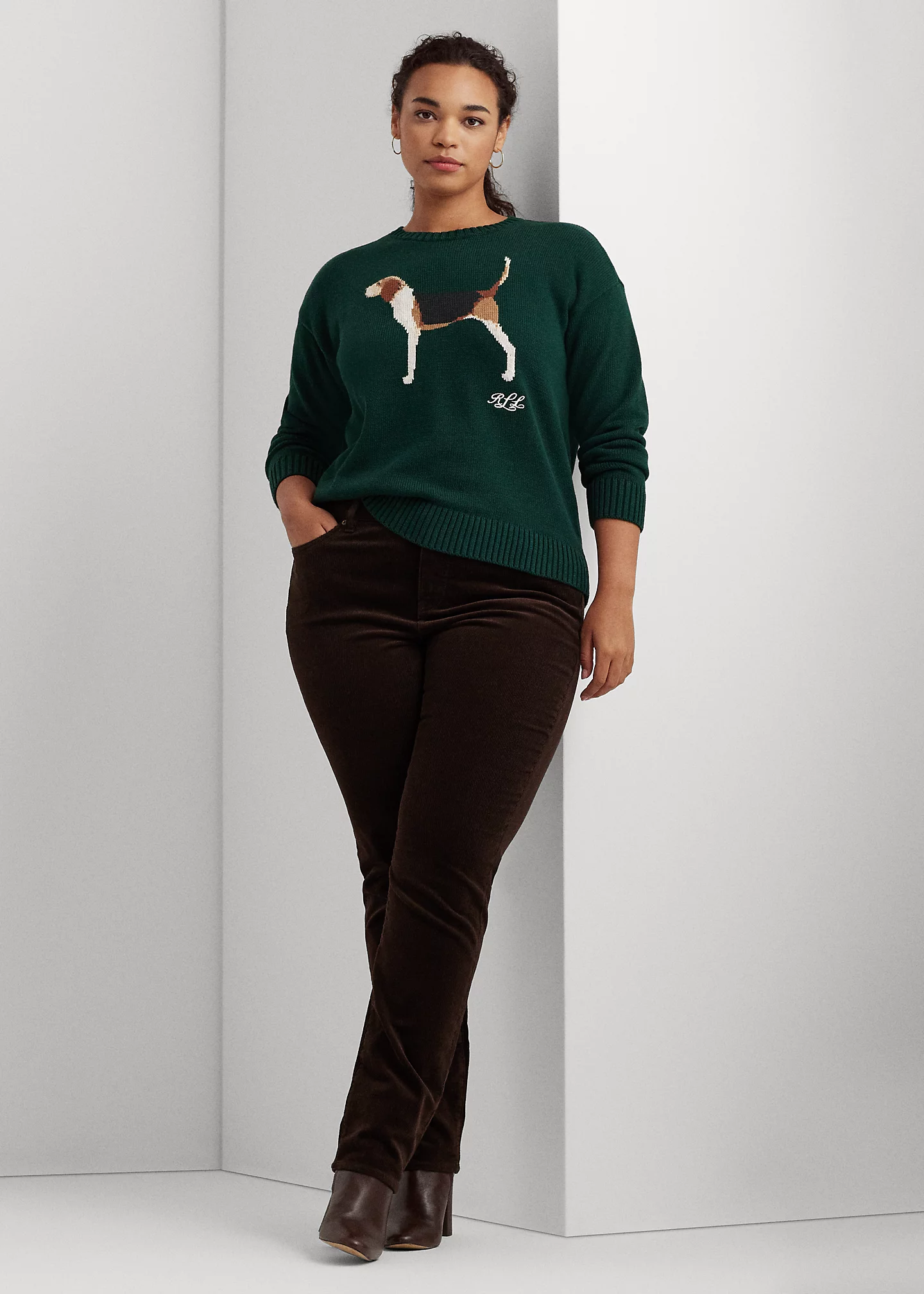 Intarsia-Knit Cotton-Blend Sweater