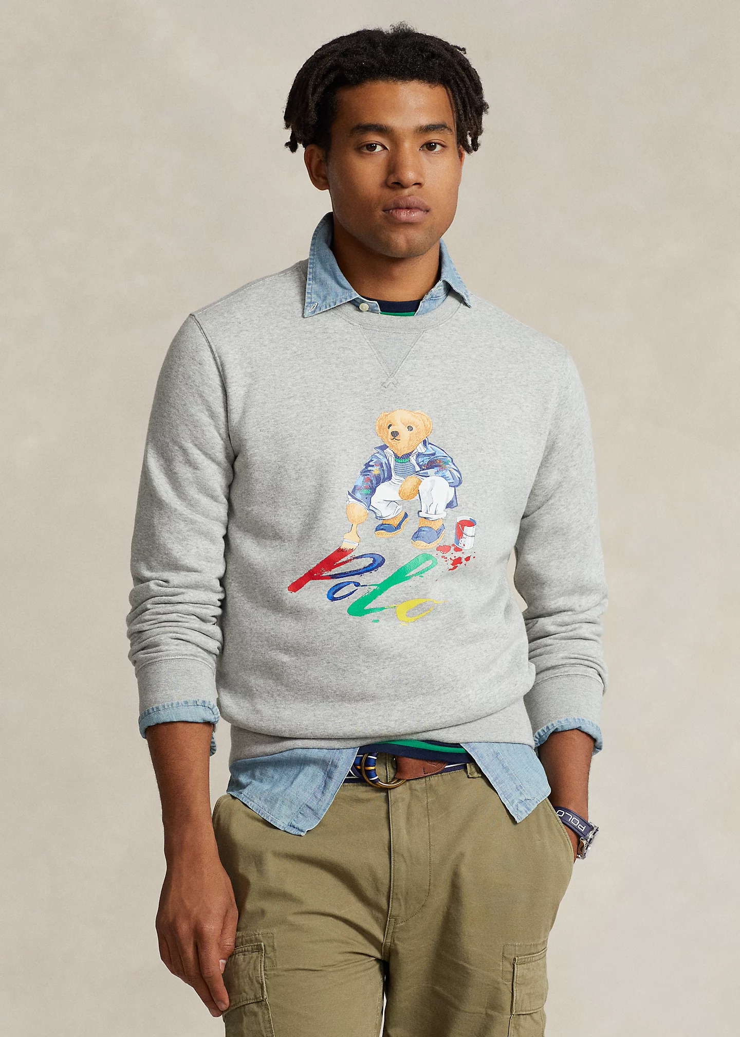Polo Bear Fleece Sweatshirt
