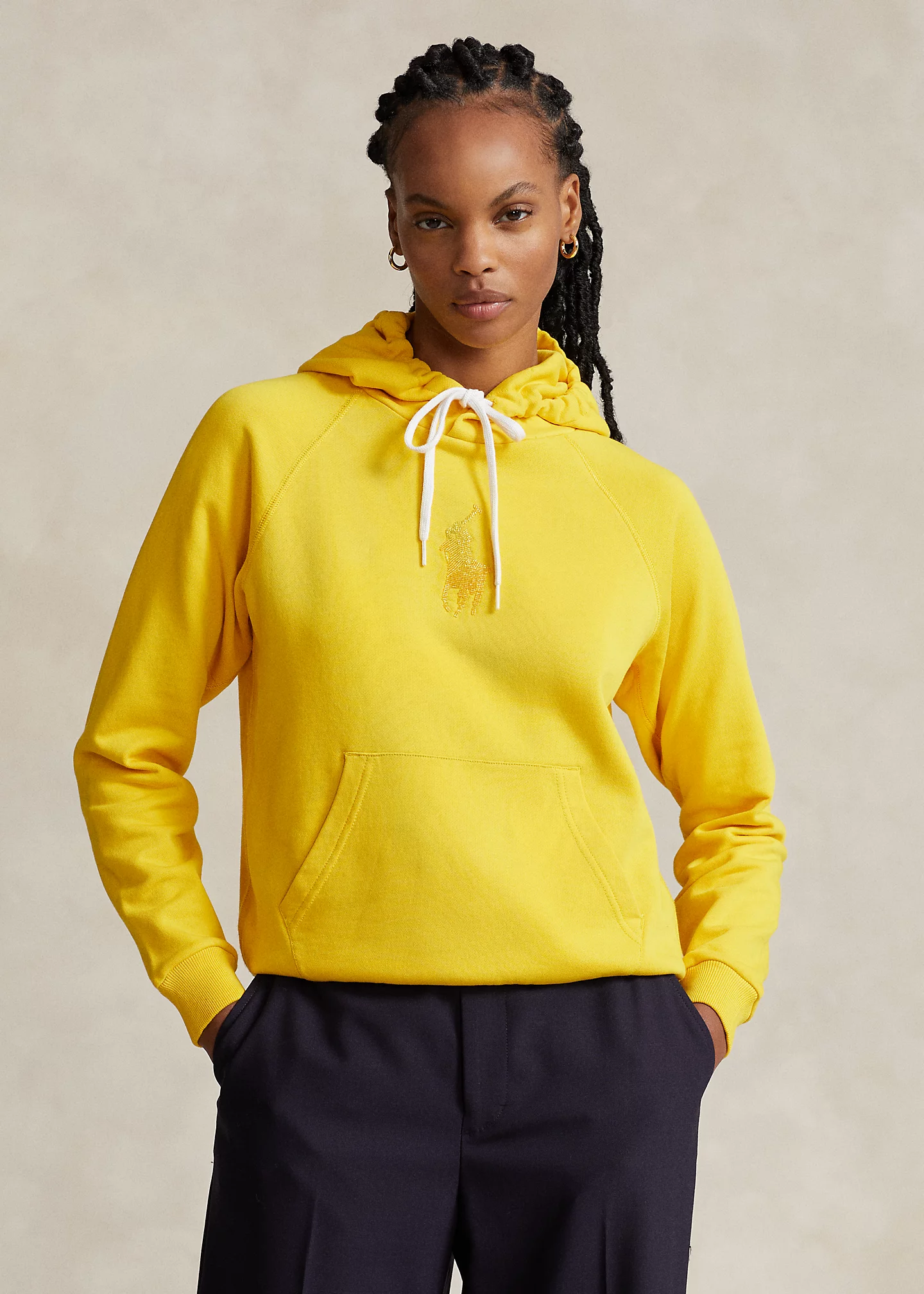 Shrunken Fit Big Pony Hoodie