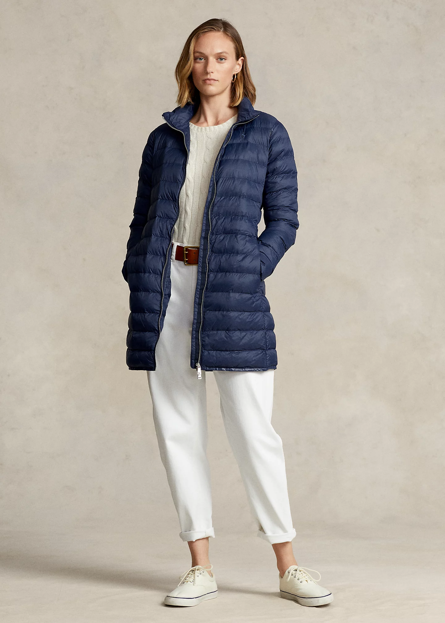 Packable Quilted Taffeta Coat