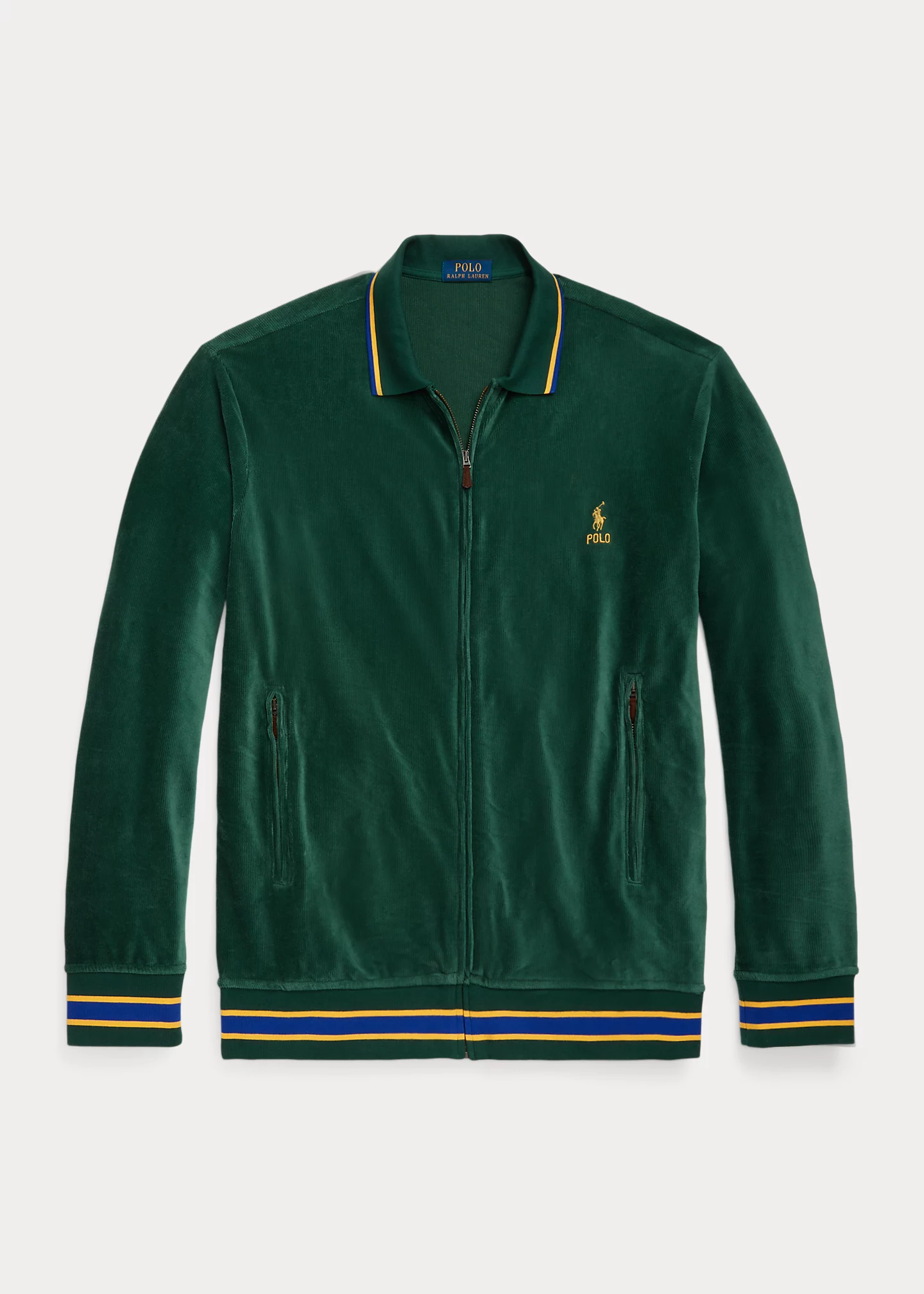 Knit Corduroy Track Jacket