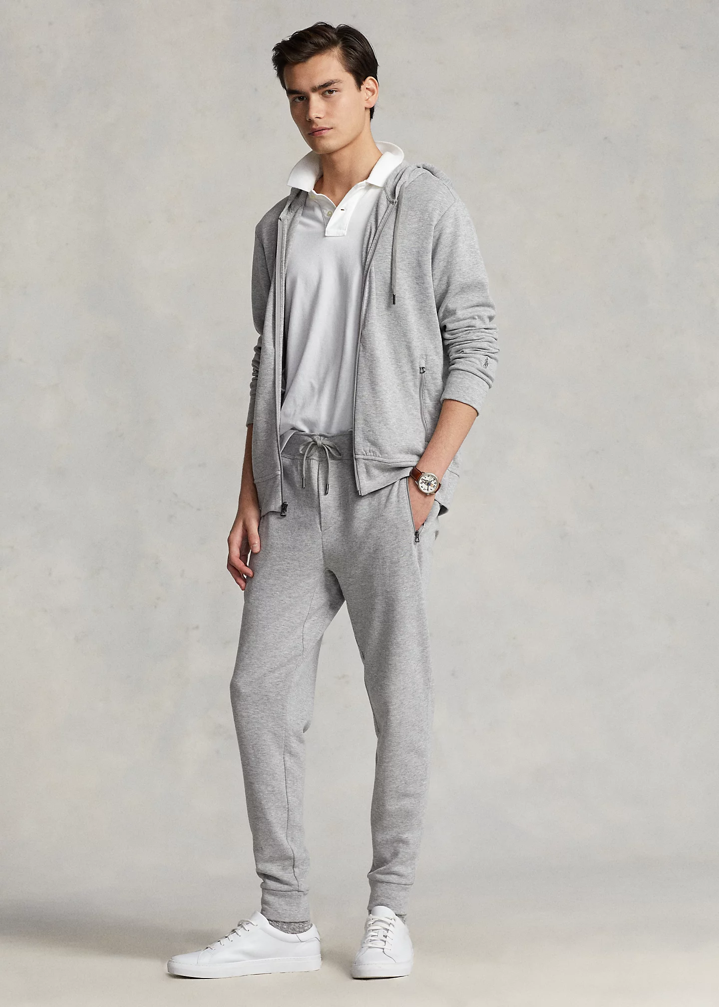 Double-Knit Full-Zip Hoodie