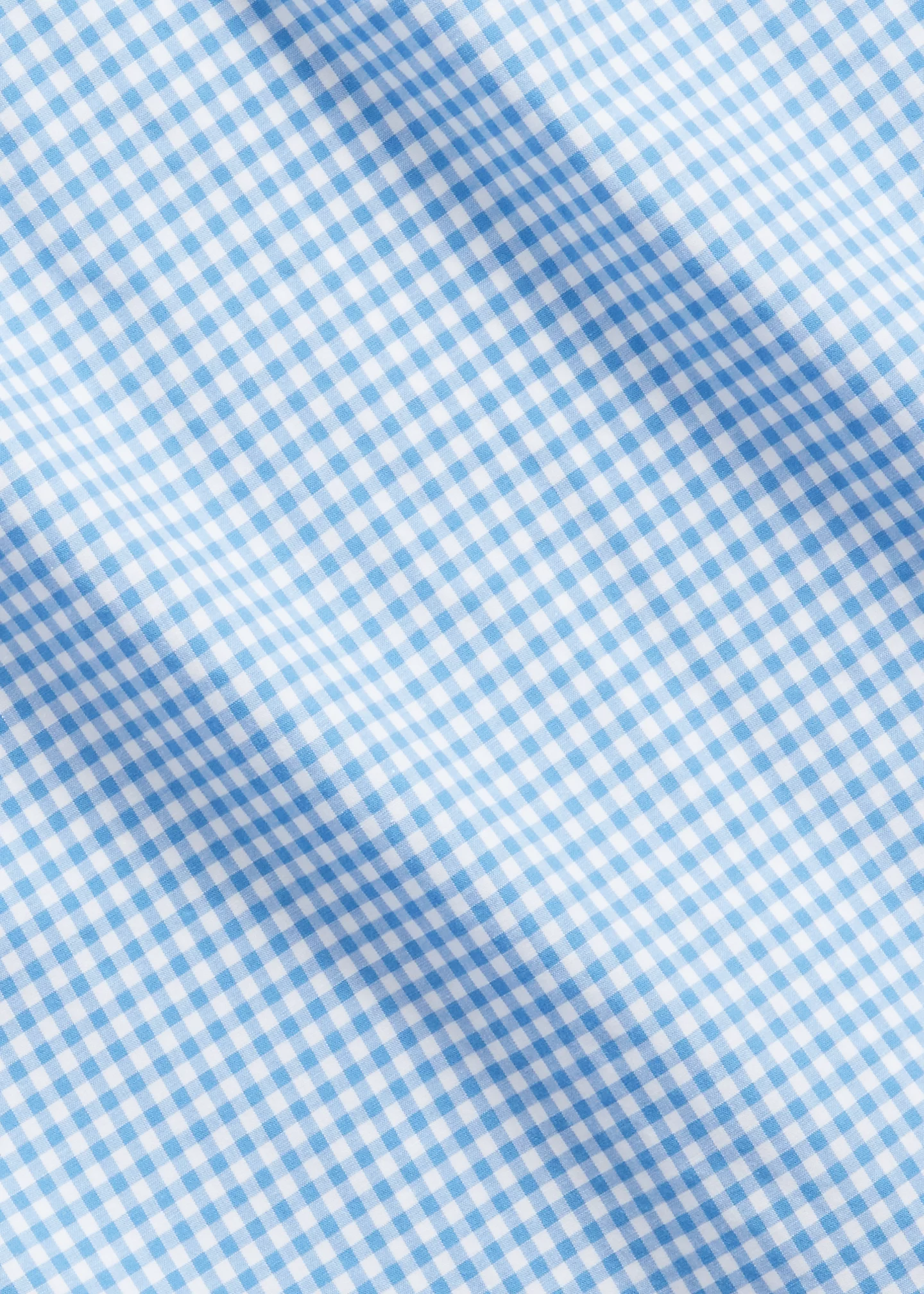 Slim Fit Gingham Stretch Poplin Shirt