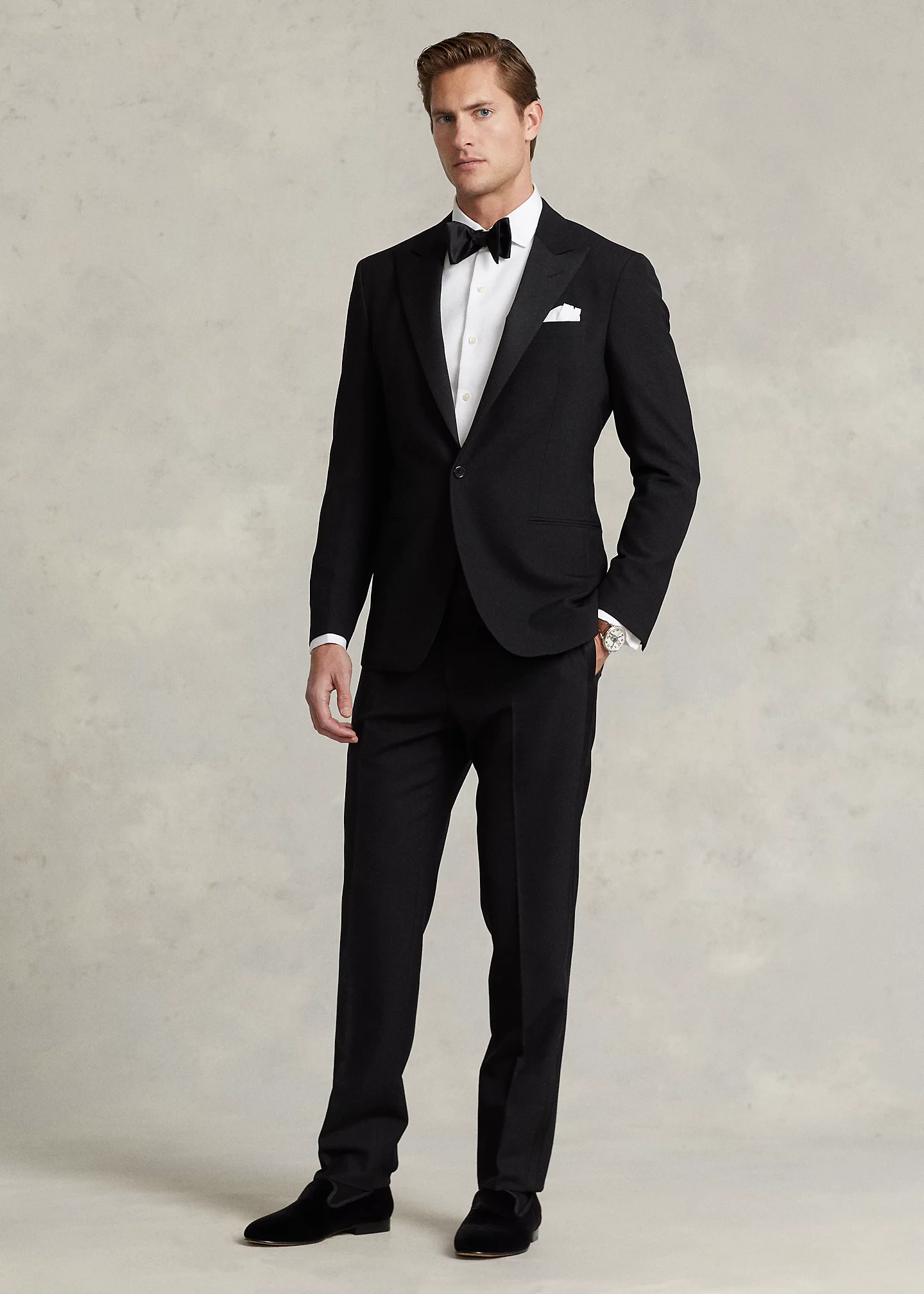 Polo Wool Barathea Peak Tuxedo