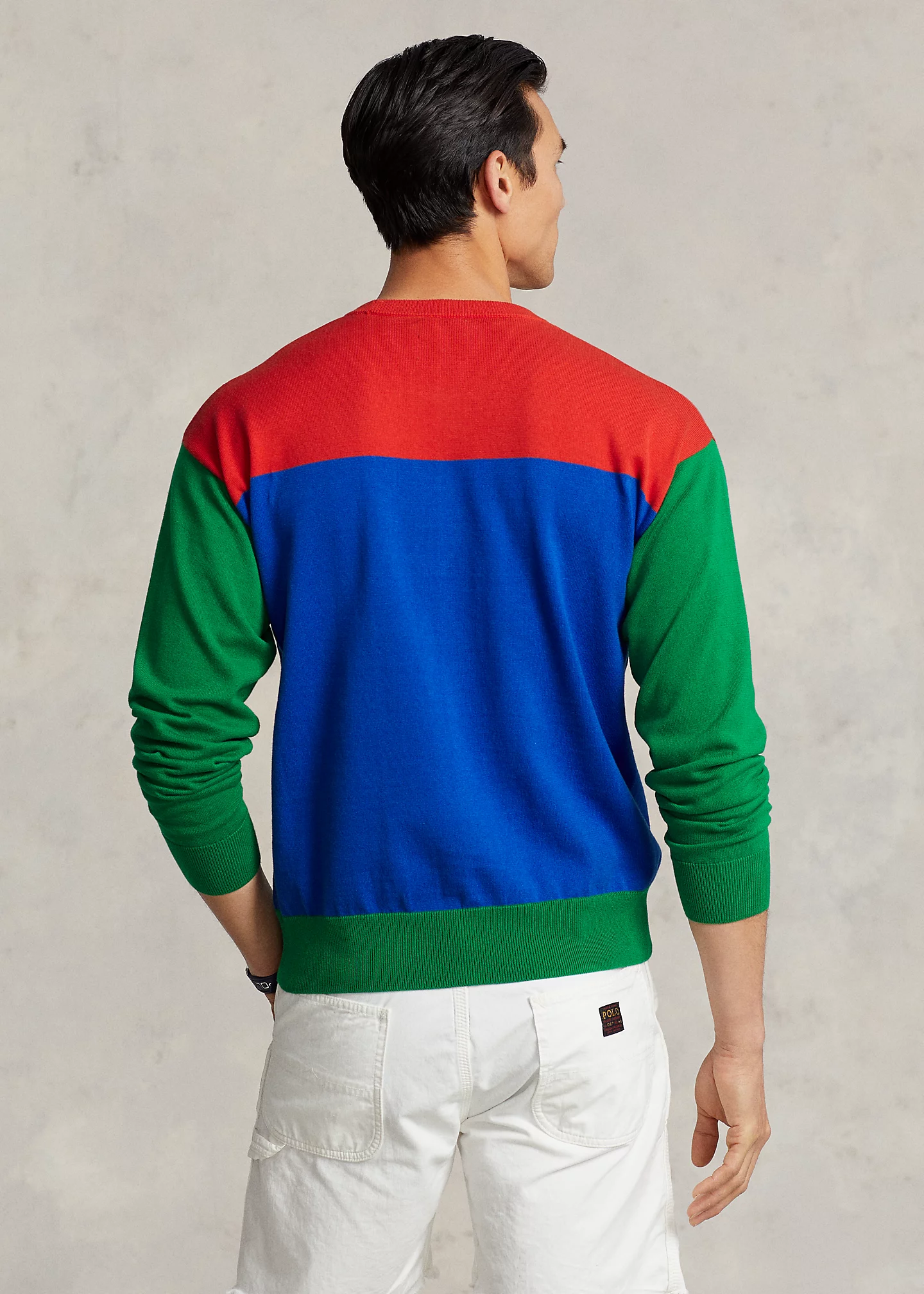 Big Fit Logo Cotton Sweater