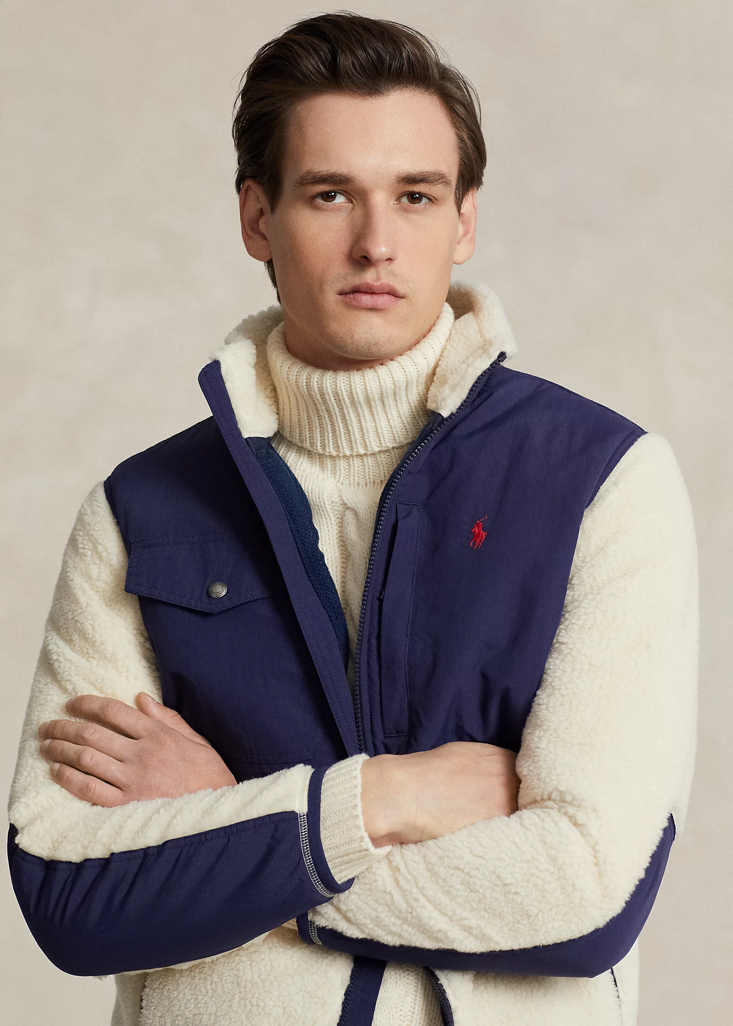 Wind-Blocking Hybrid Jacket