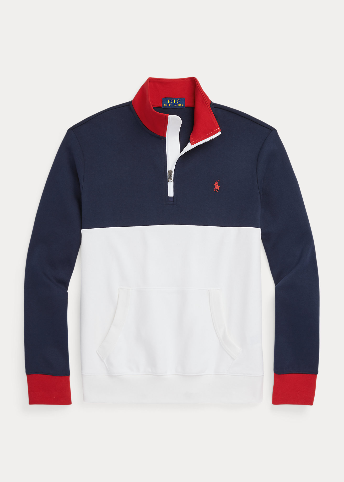 Logo Interlock Quarter-Zip Pullover