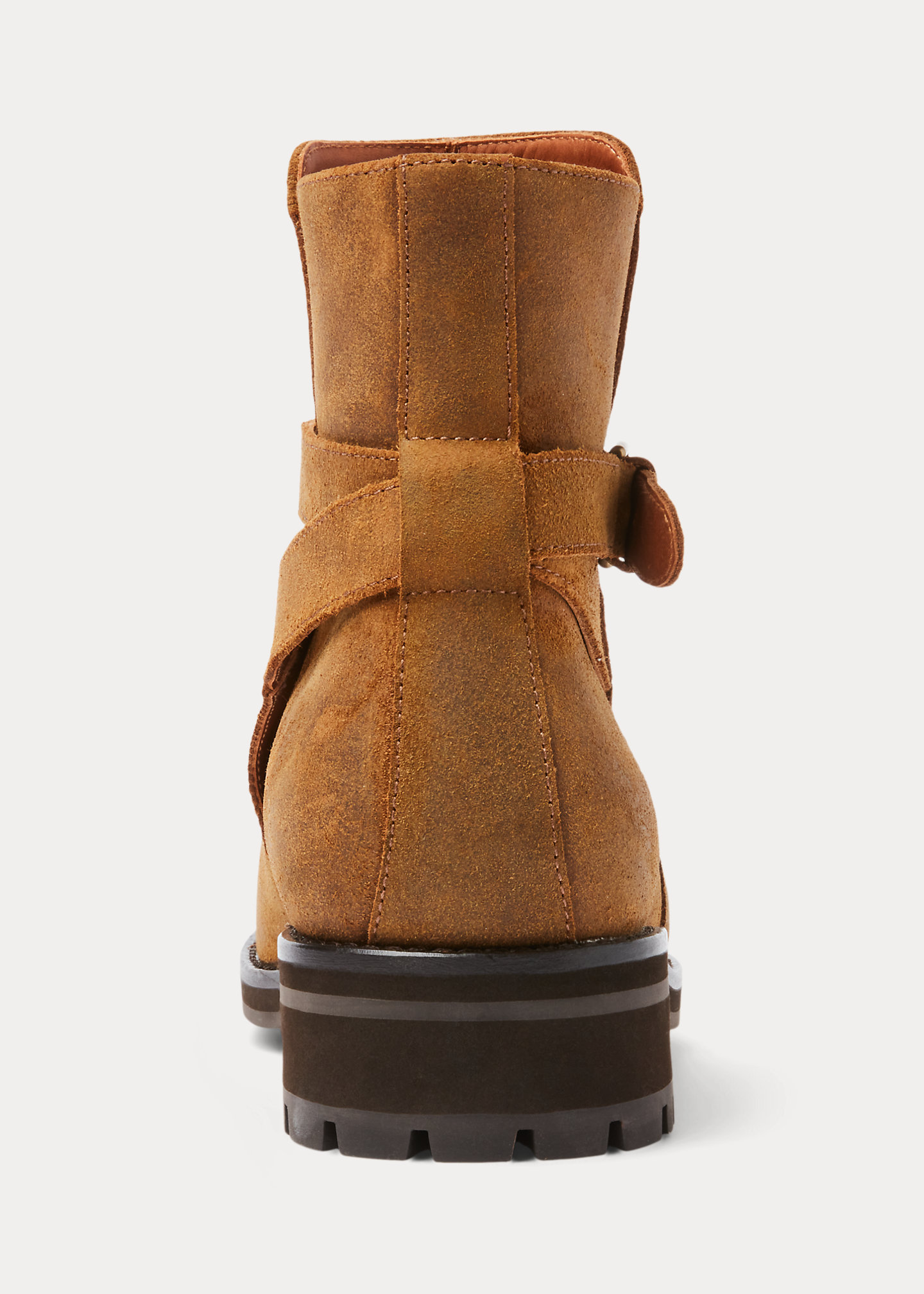 Bryson Waxed Suede Buckled Boot